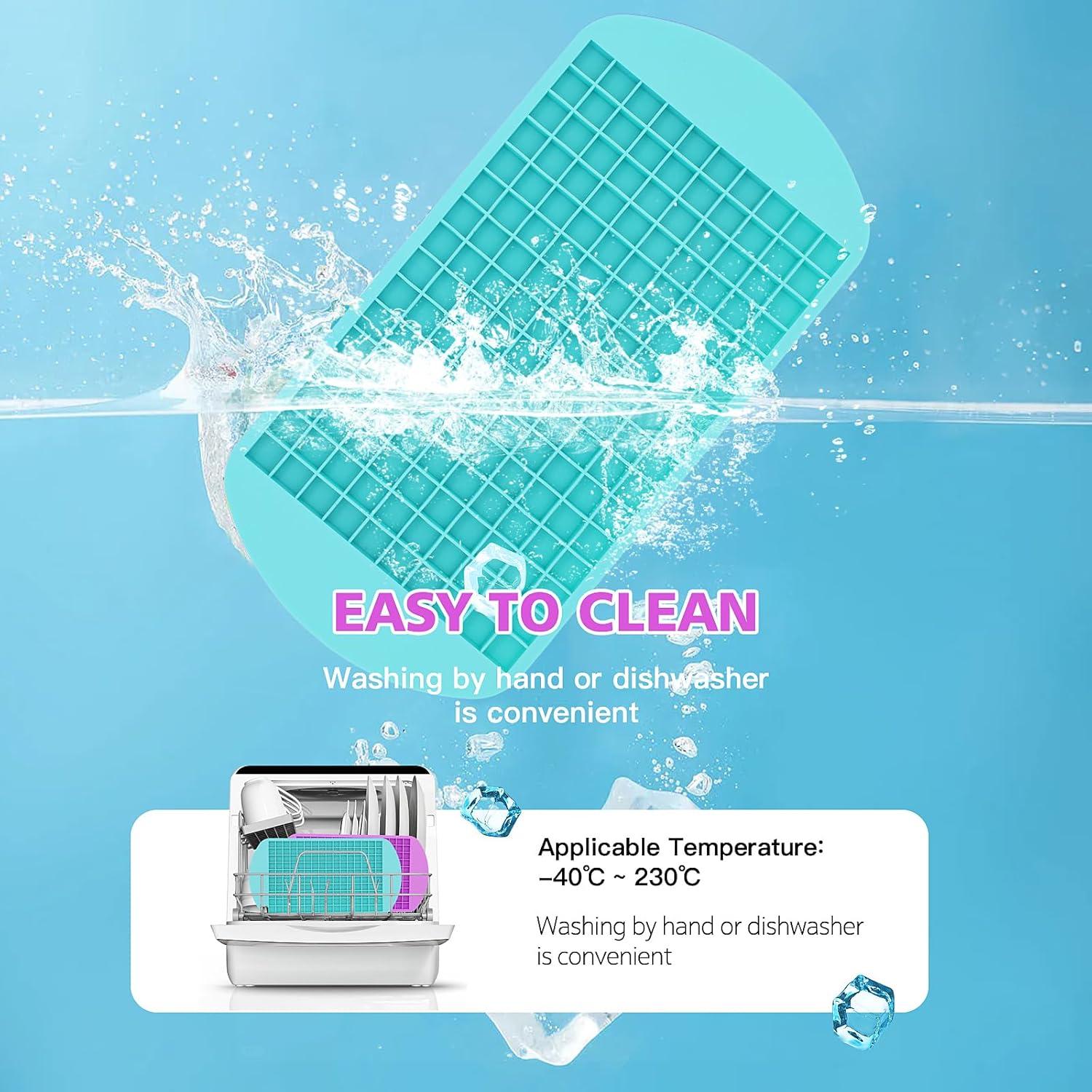 Juego de bandejas de hielo mini Jisile - 2 bandejas 160 cubos