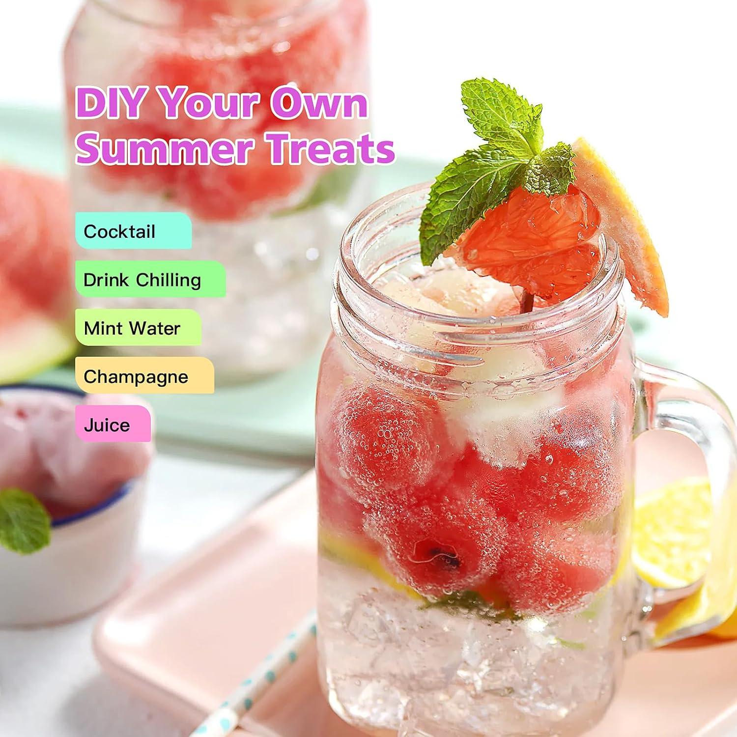 Juego de bandejas de hielo mini Jisile - 2 bandejas 160 cubos