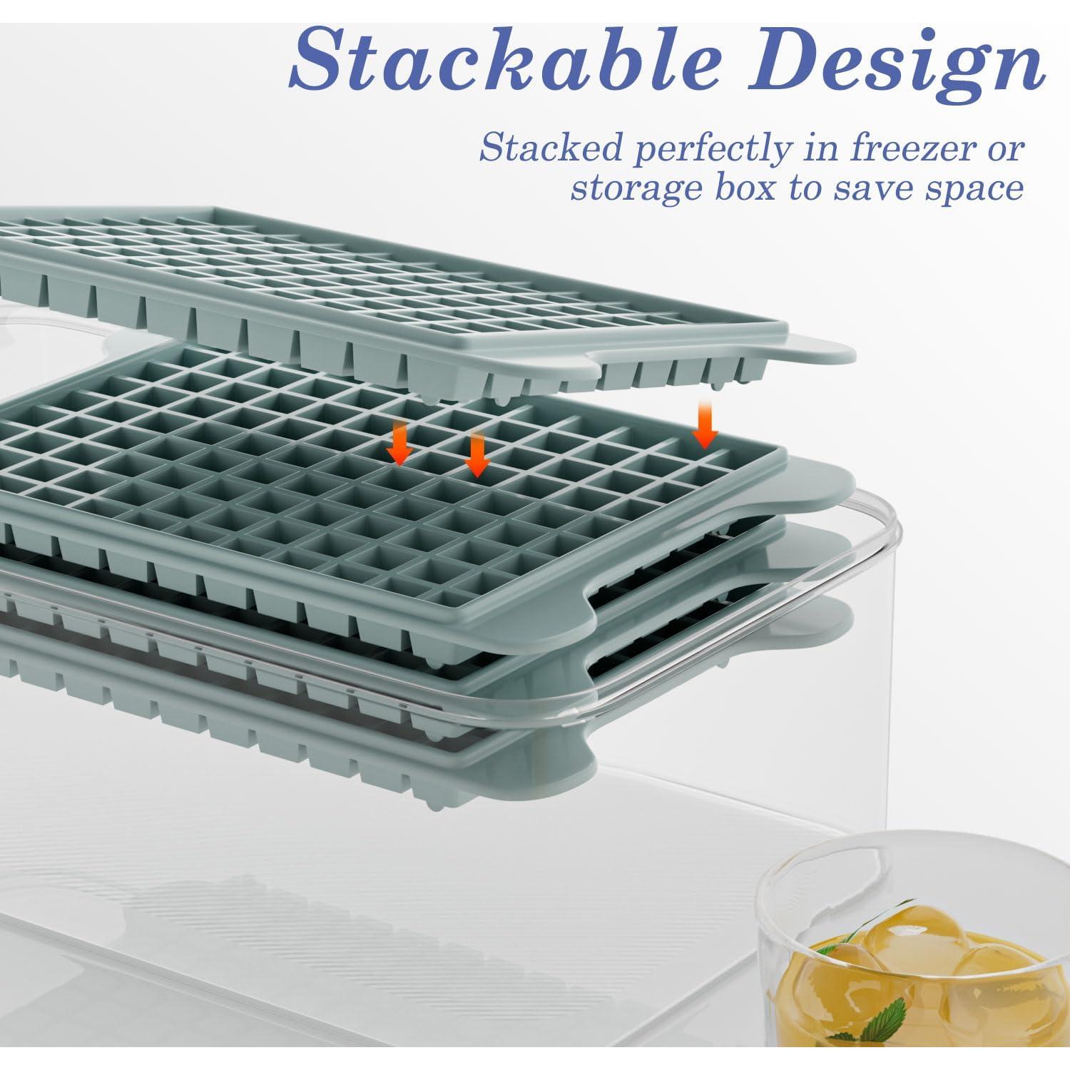 Bandeja de Hielo Mini GGUW con Contenedor - 432 Cubos