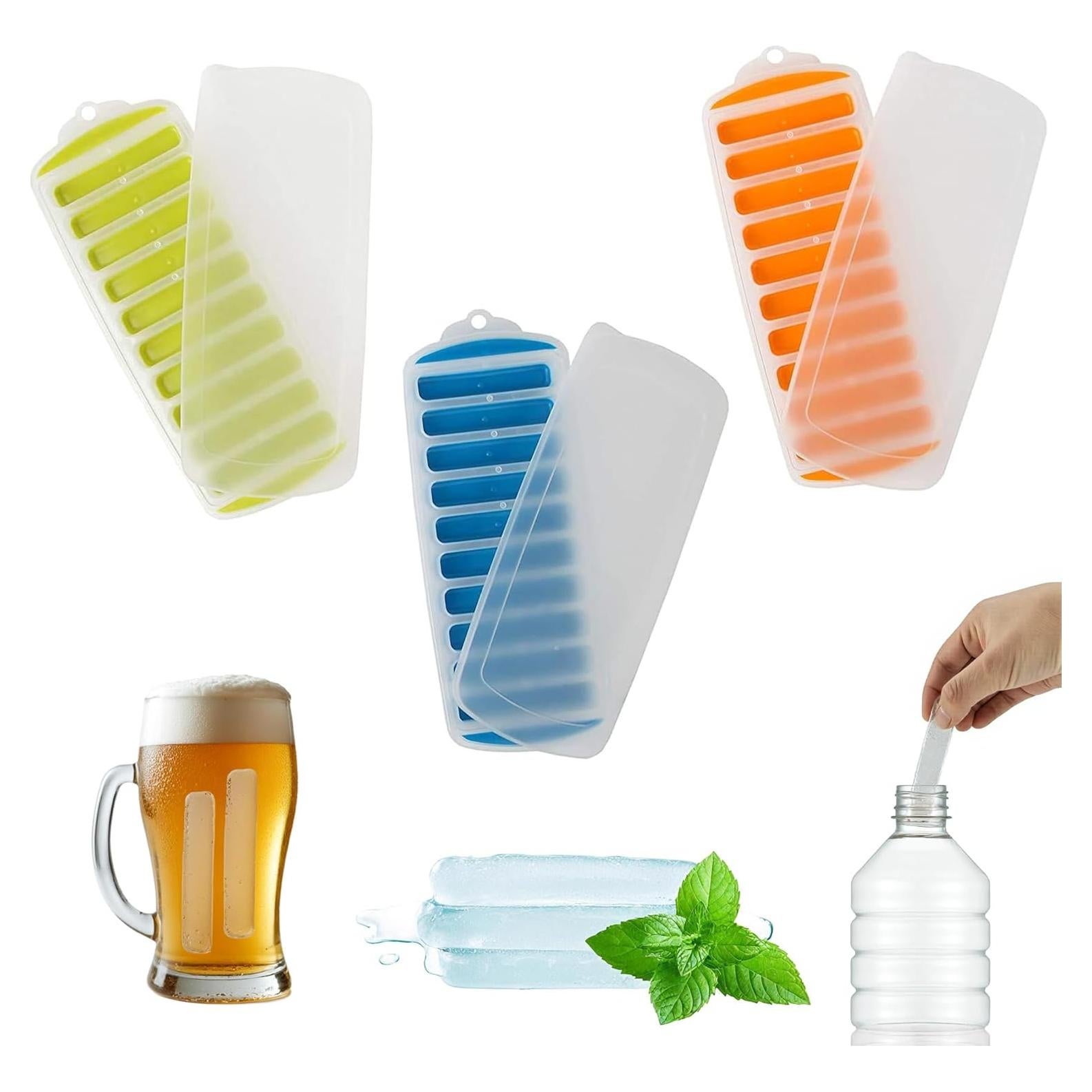 Bandeja de Hielo de Silicona Lily's Home - 3 Piezas 30 Cubos