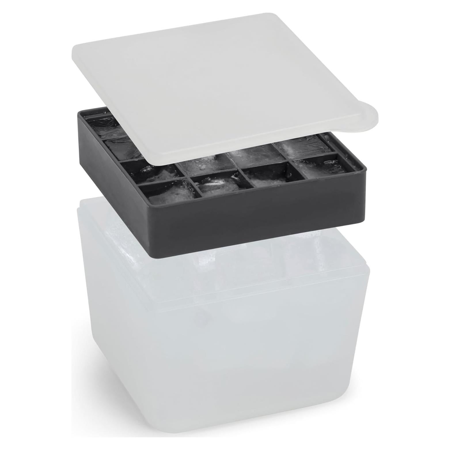 Bandeja de Hielo W&P Mini Ice Box con Tapa - 48 Cubos - Silicona