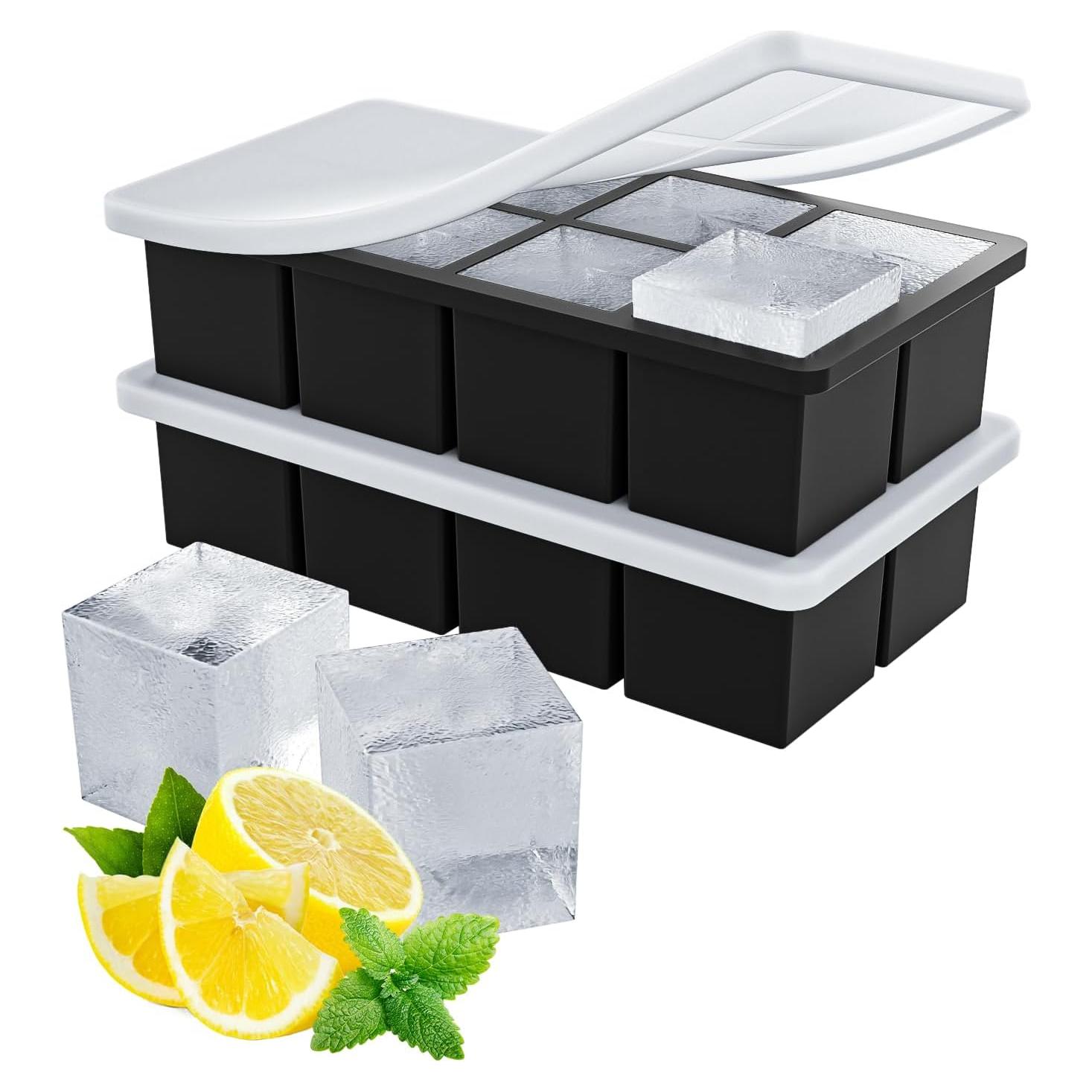 Bandeja de Hielo Cuadrada Grande Bongpuda de Silicona 22x11.5cm