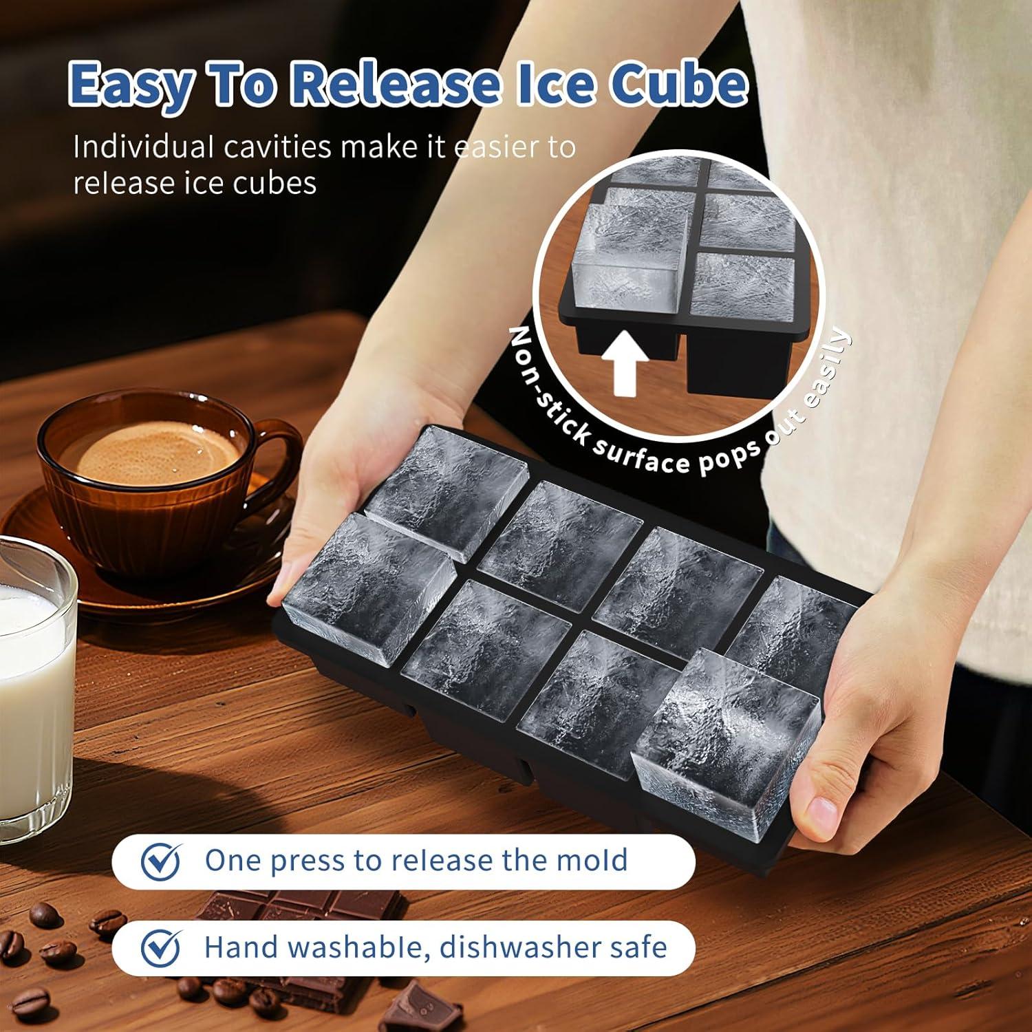 Bandeja de Hielo Cuadrada Grande Bongpuda de Silicona 22x11.5cm