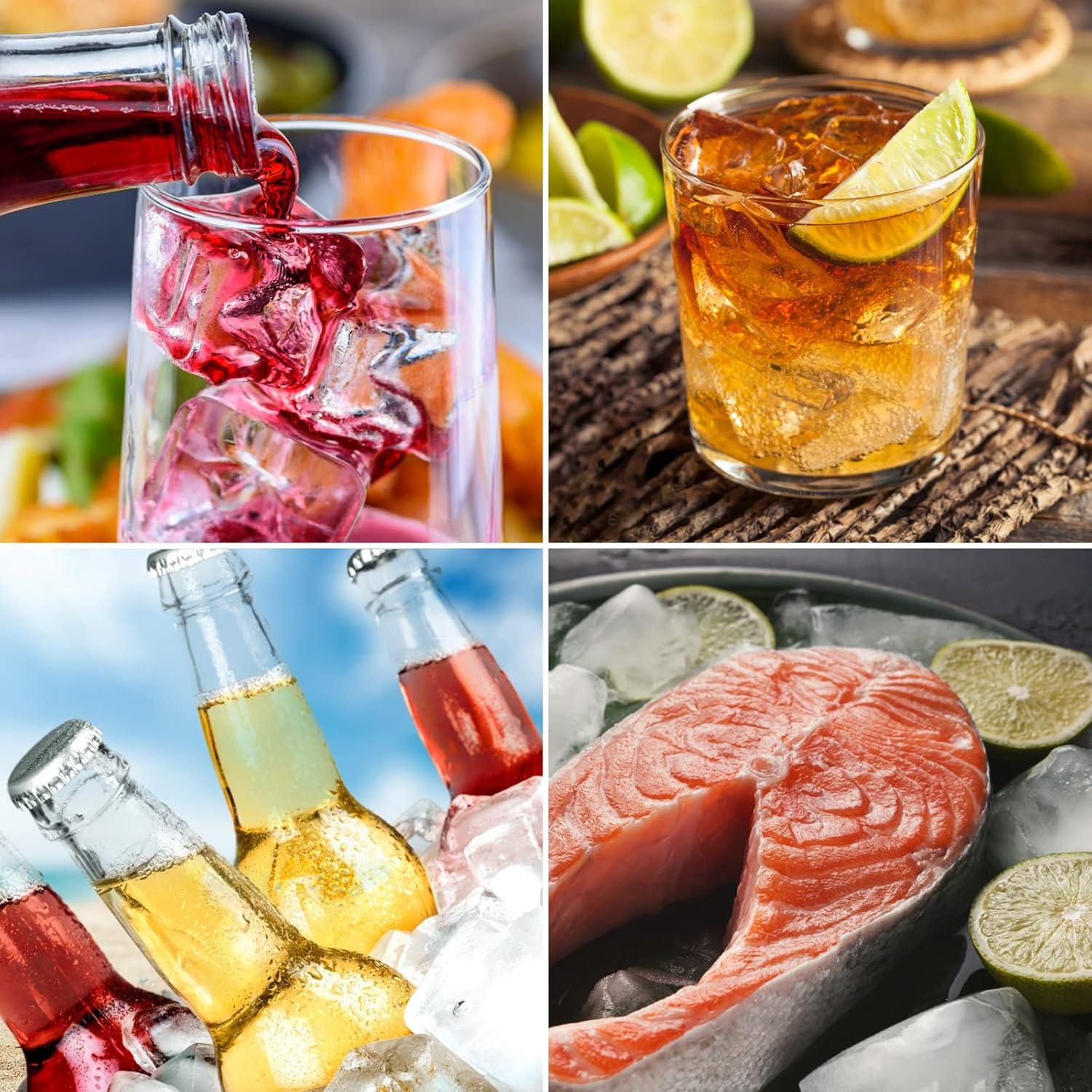 Bandejas de Hielo de Silicona Ozera - 2 Piezas, 15 Cavidades