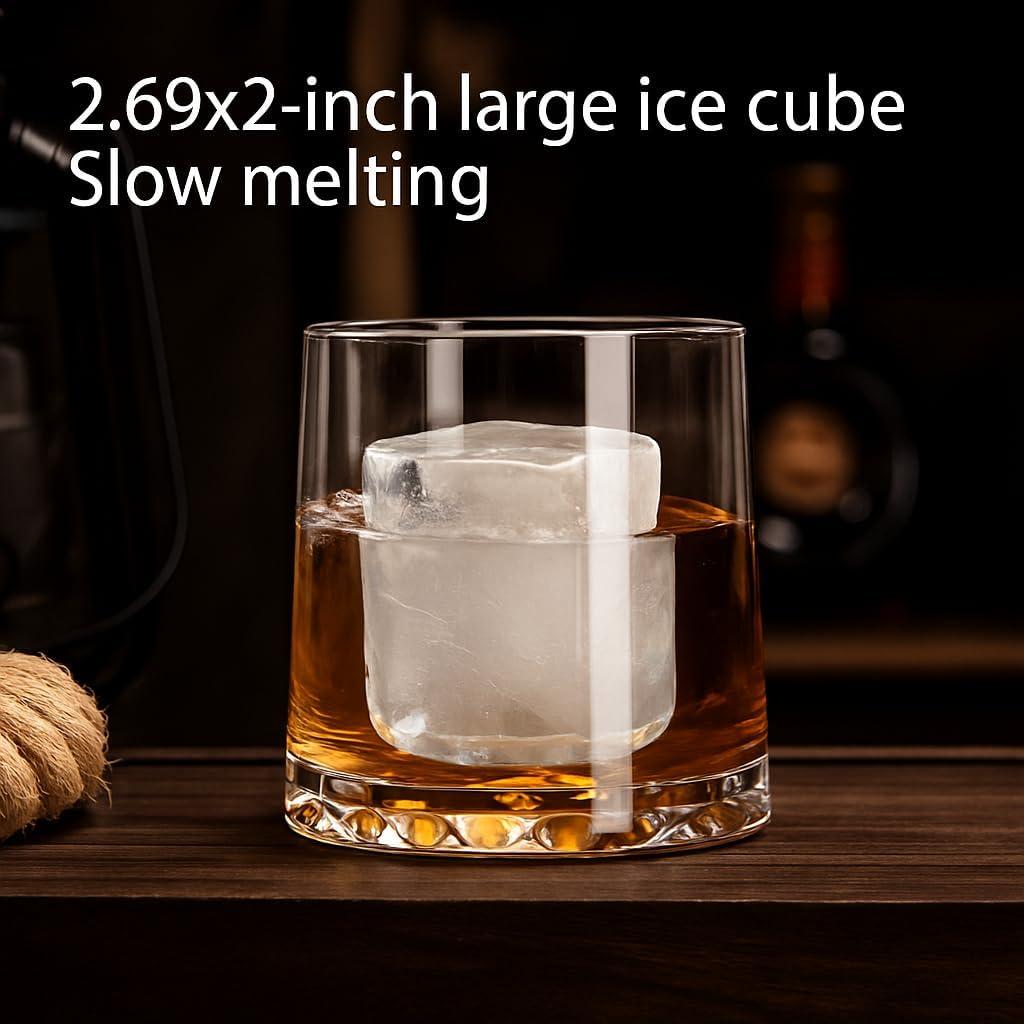 Bandeja de Hielo de Silicona JamP2P - Cubos Cilíndricos Grandes