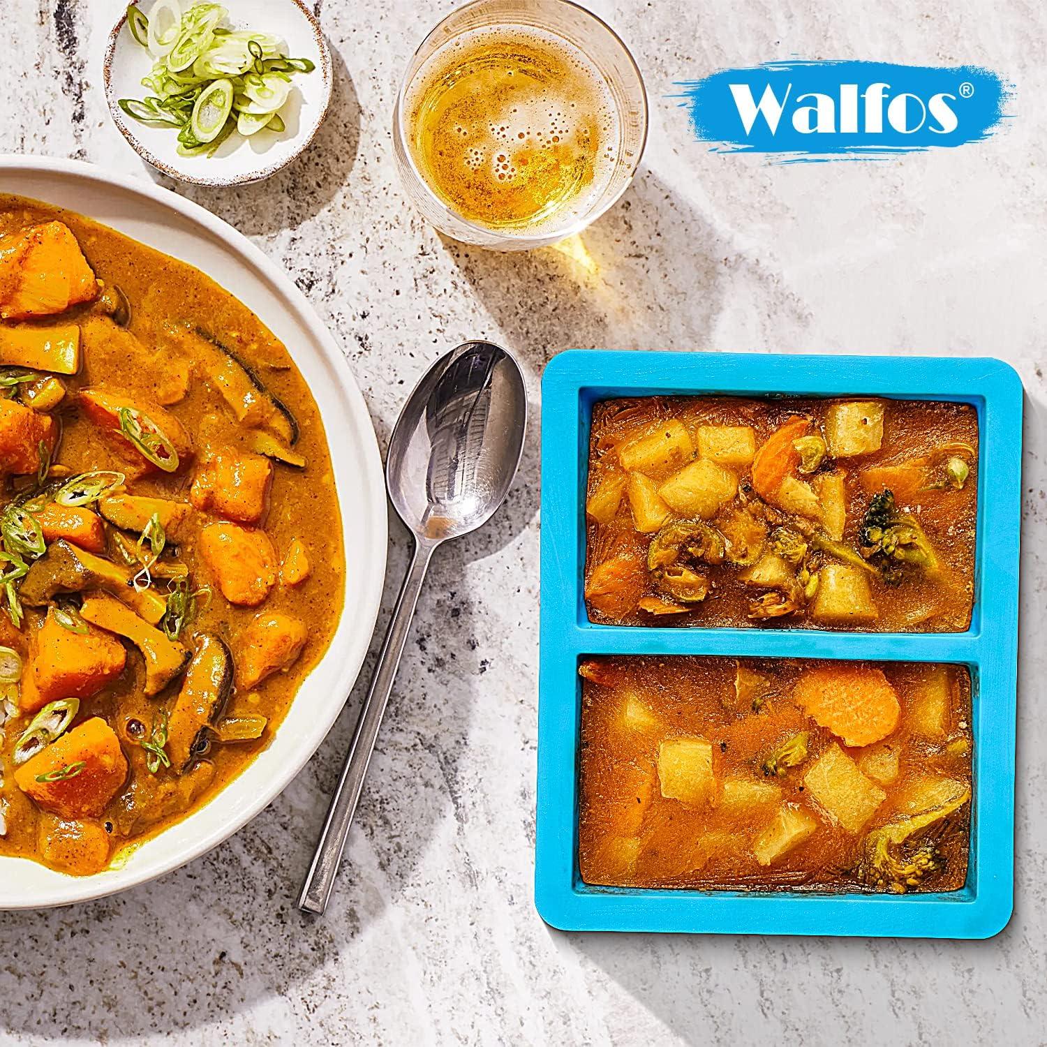 Moldes de Silicona para Congelar Walfos 1 Taza 4 Piezas