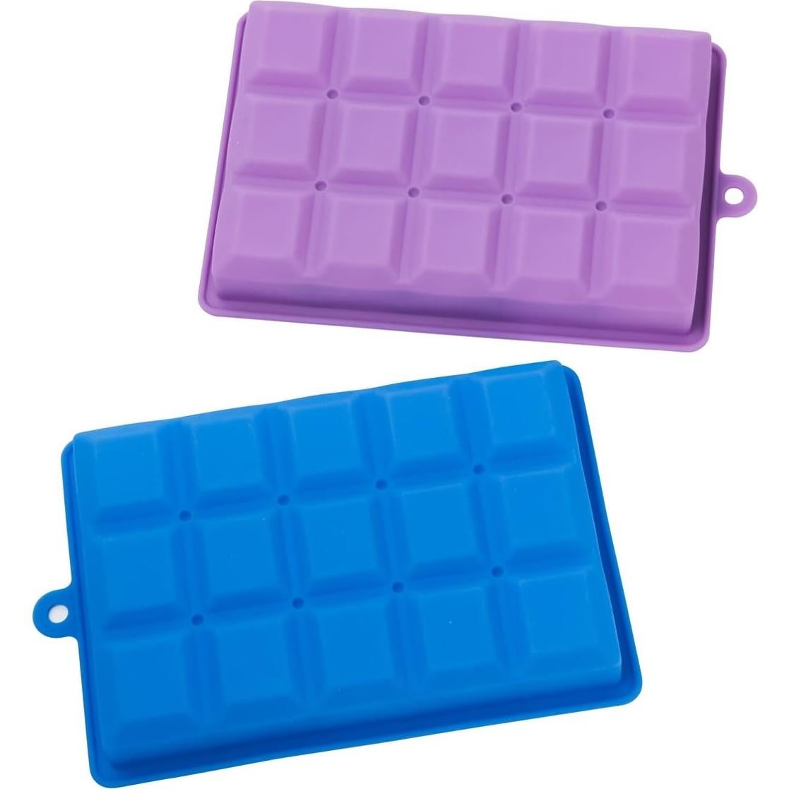 Bandejas de Hielo de Silicona Szxc - 2 Piezas 15 Cubos 17.78x12.7cm