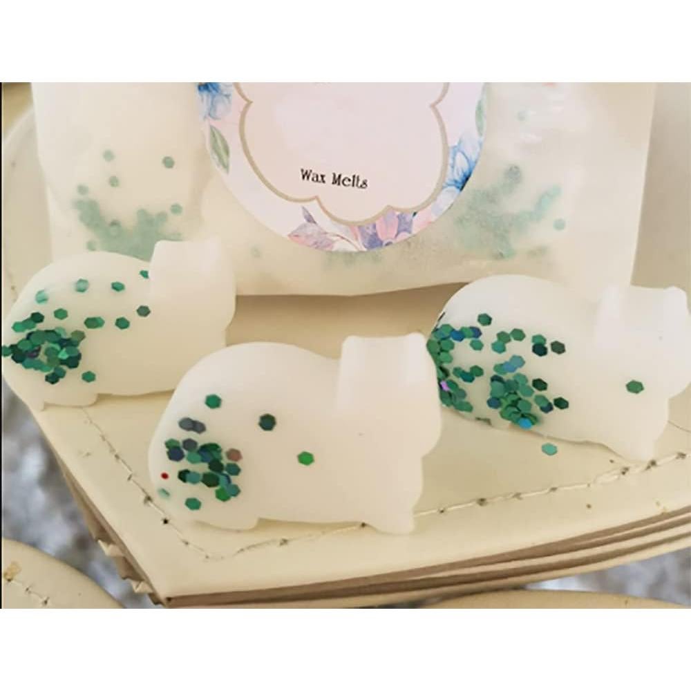 Bandeja de Hielo de Silicona LYWOO en Forma de Gato - 2 Piezas