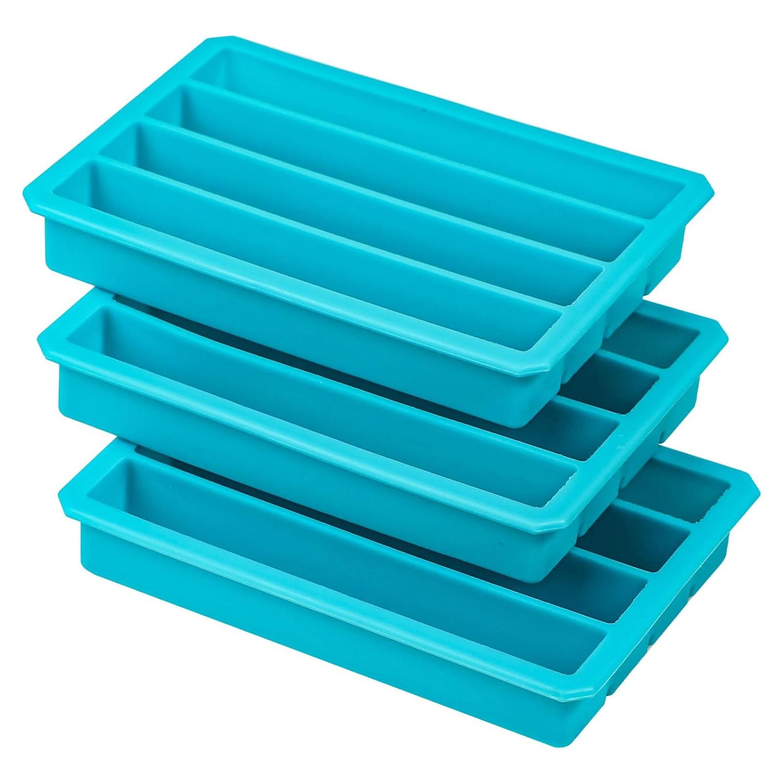 Bandejas de Hielo de Silicona Webake 12 Cavidades Azul