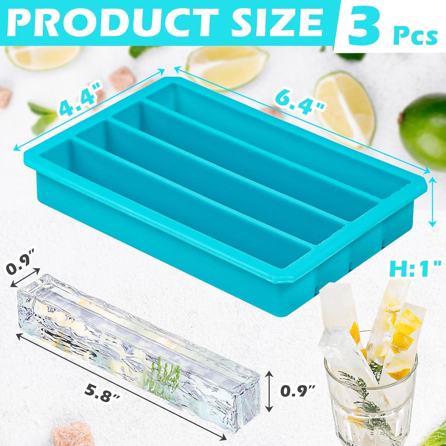 Bandejas de Hielo de Silicona Webake 12 Cavidades Azul
