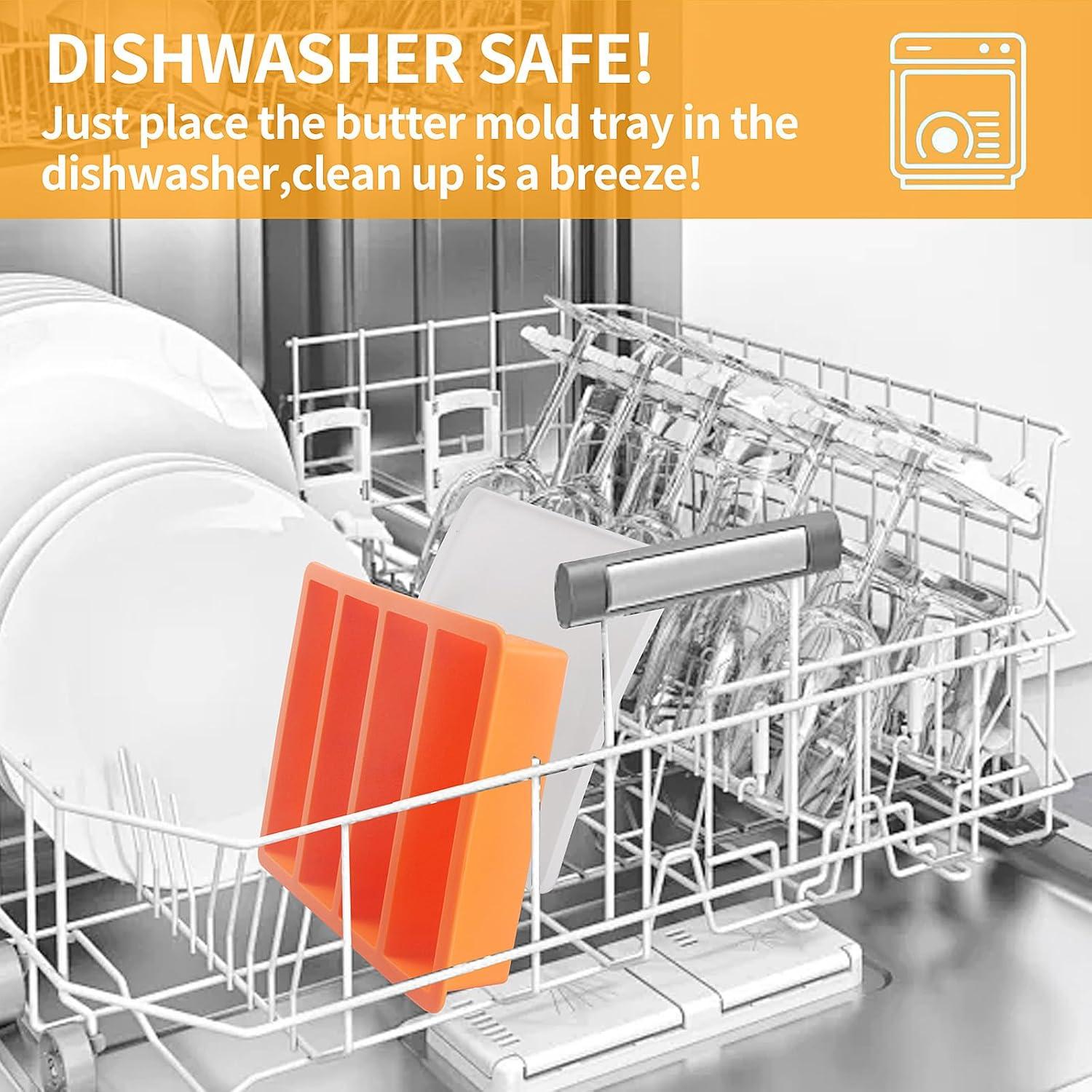 Moldes de Hielo de Silicona BECOKIT 2 Piezas Naranja