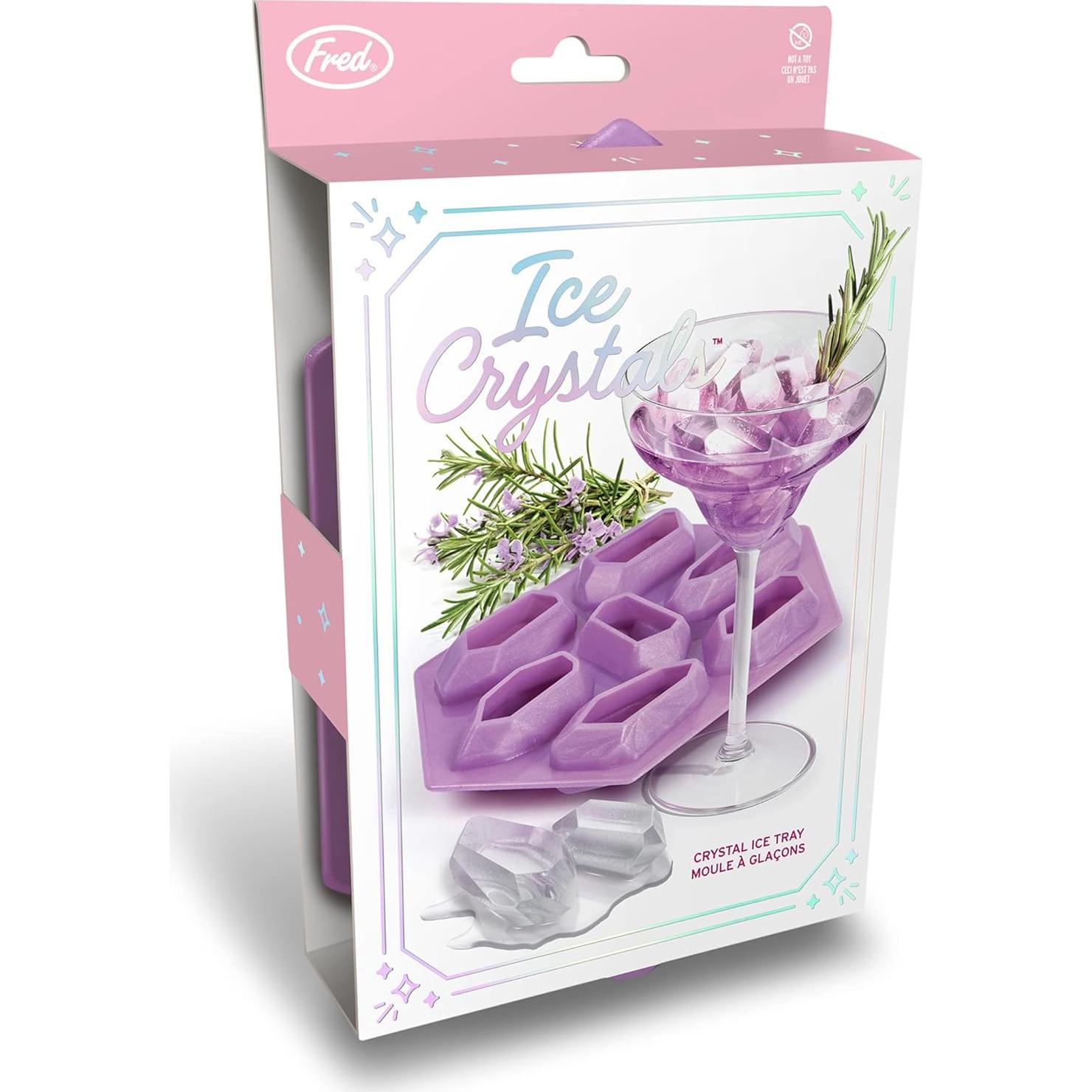 Bandeja de Hielo Silicona Morada Genuine Fred 19.3x12.7cm