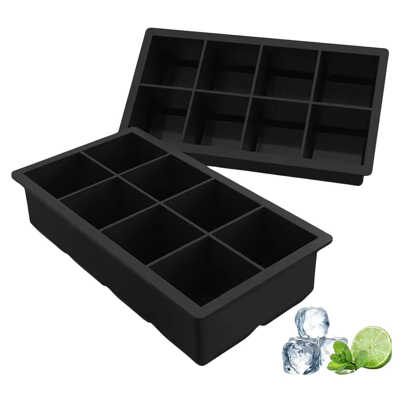 Bandeja de Hielo de Silicona DUTHINGS - 2 Moldes Grandes 16 Cubos
