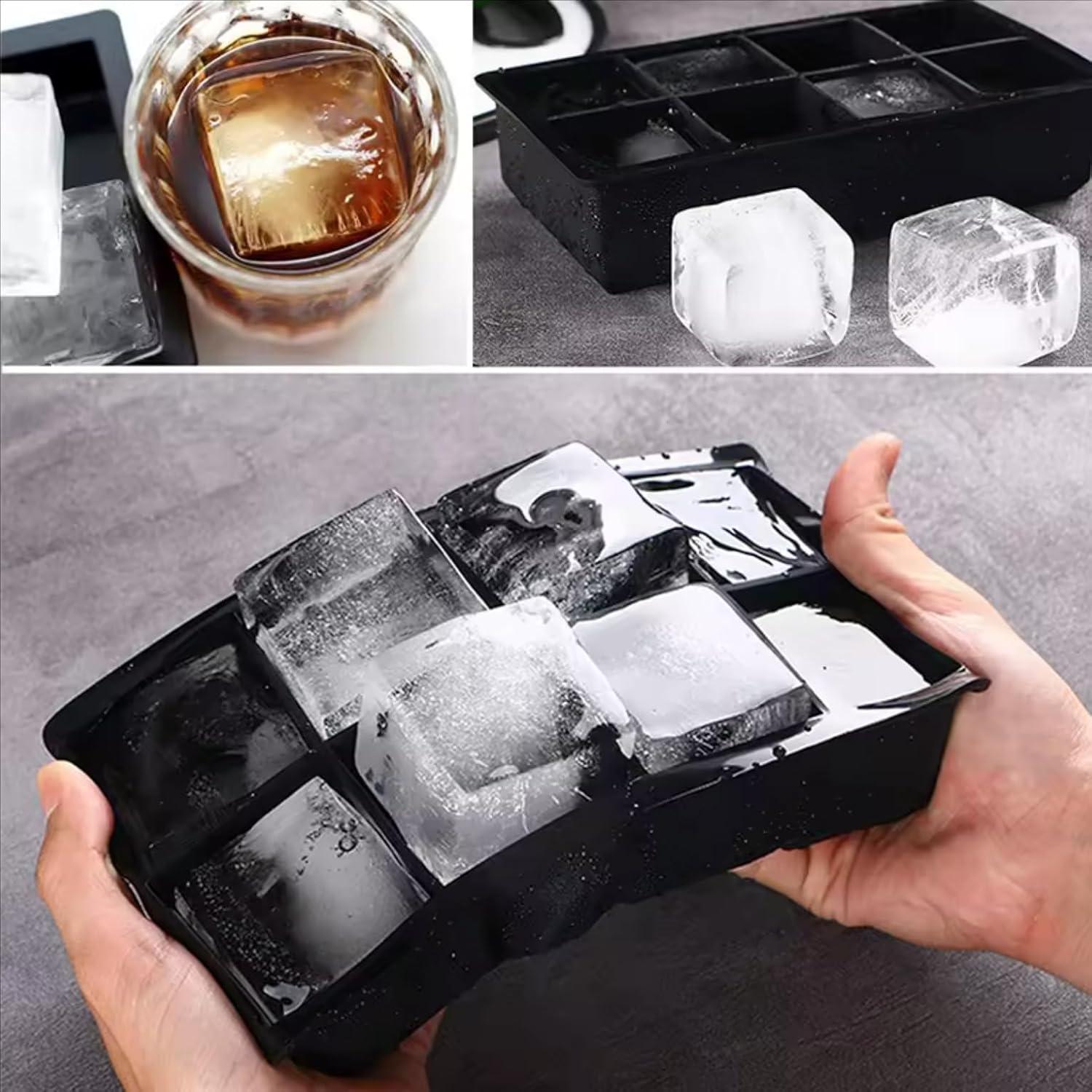 Bandeja de Hielo de Silicona DUTHINGS - 2 Moldes Grandes 16 Cubos