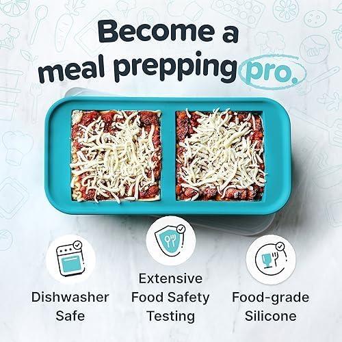 Bandeja de Silicona para Congelar Souper Cubes 2 Tazas Aqua