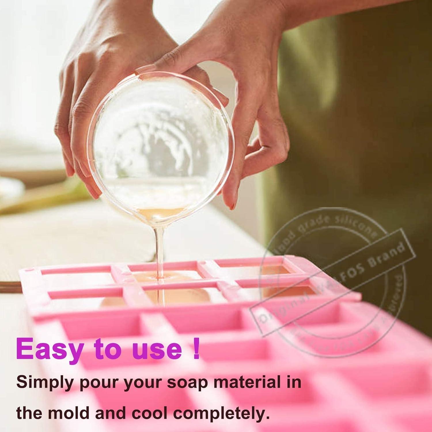 Conjunto de Moldes de Silicona Walfos 3 Piezas Rectangulares