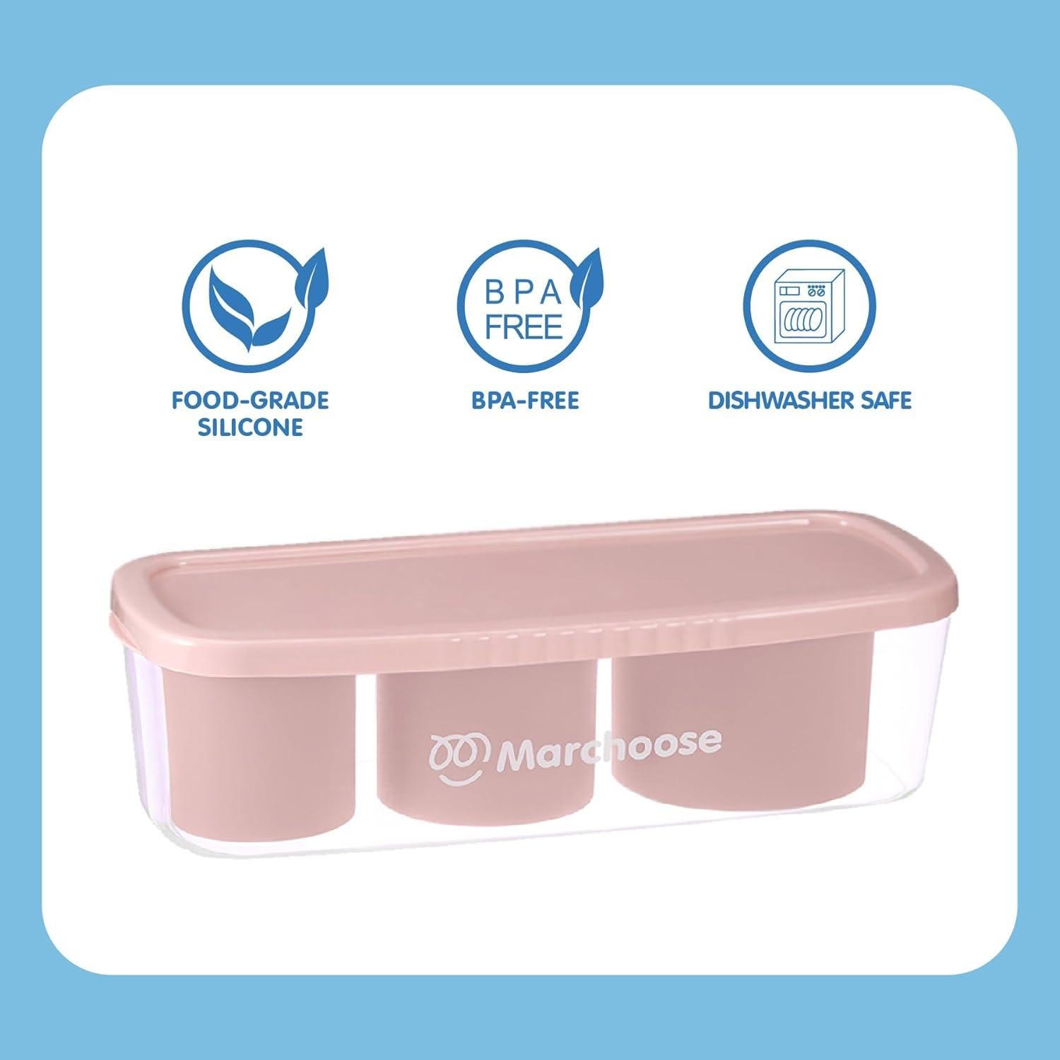 Bandeja de Hielo Stanley 20-40oz Marchoose Silicona Chill Blush