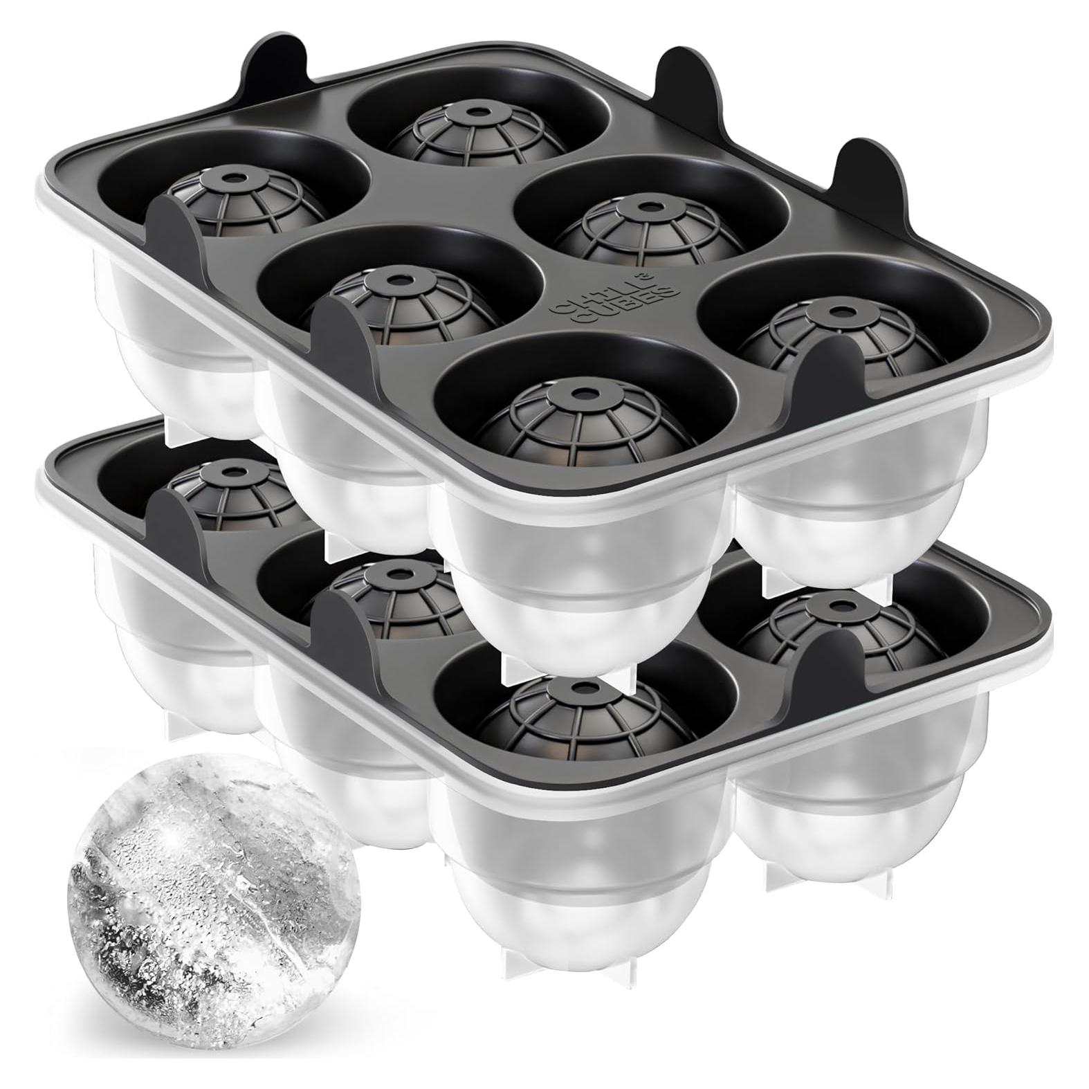 Bandejas de Hielo Redondas CHILLÓCUBES - Set de 2, 12 Esferas