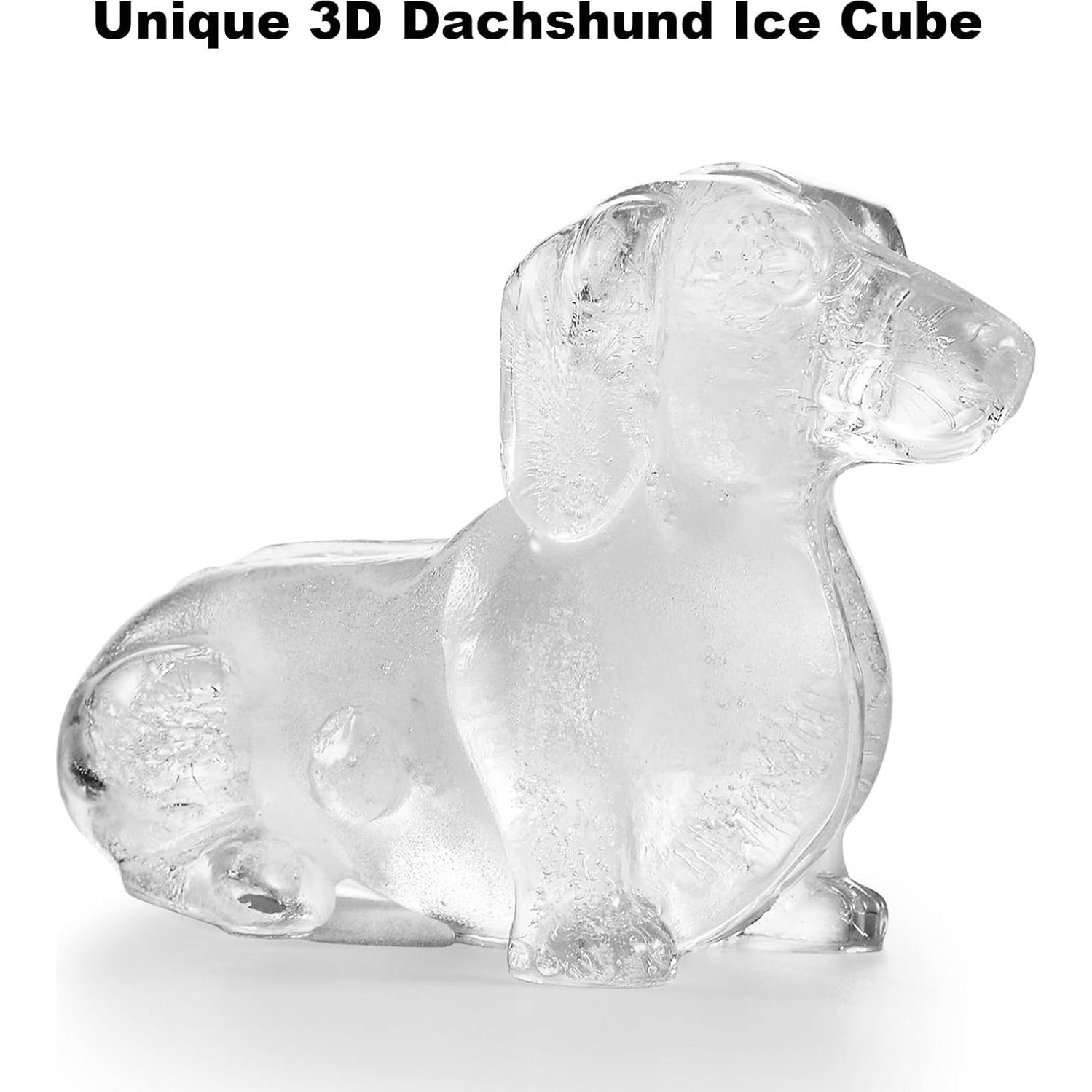 Molde de Hielo Grande Dachshund Nax Caki - Silicona BPA Free