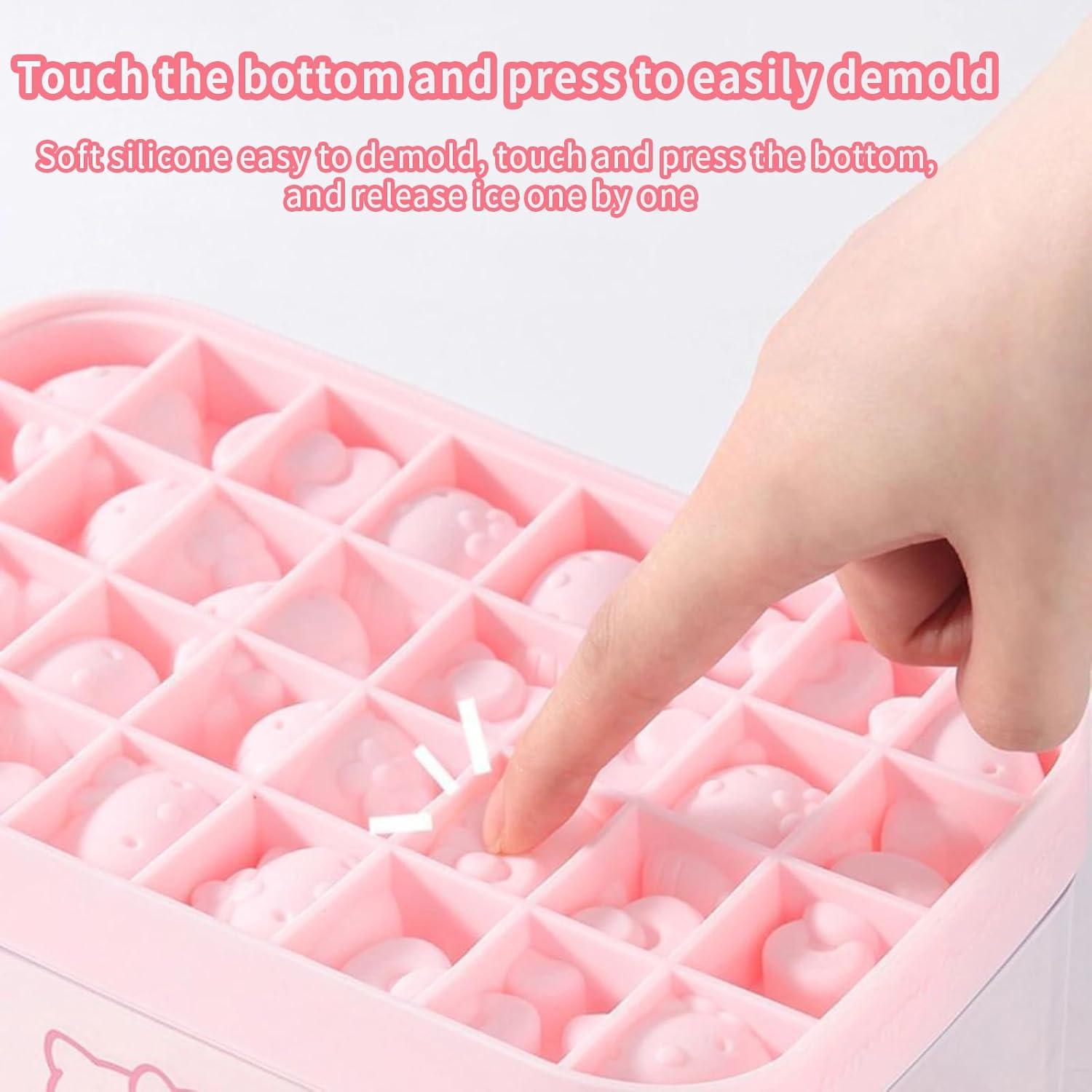 Bandeja de Hielo con Tapa Zmioviq 24 Cubos Silicona