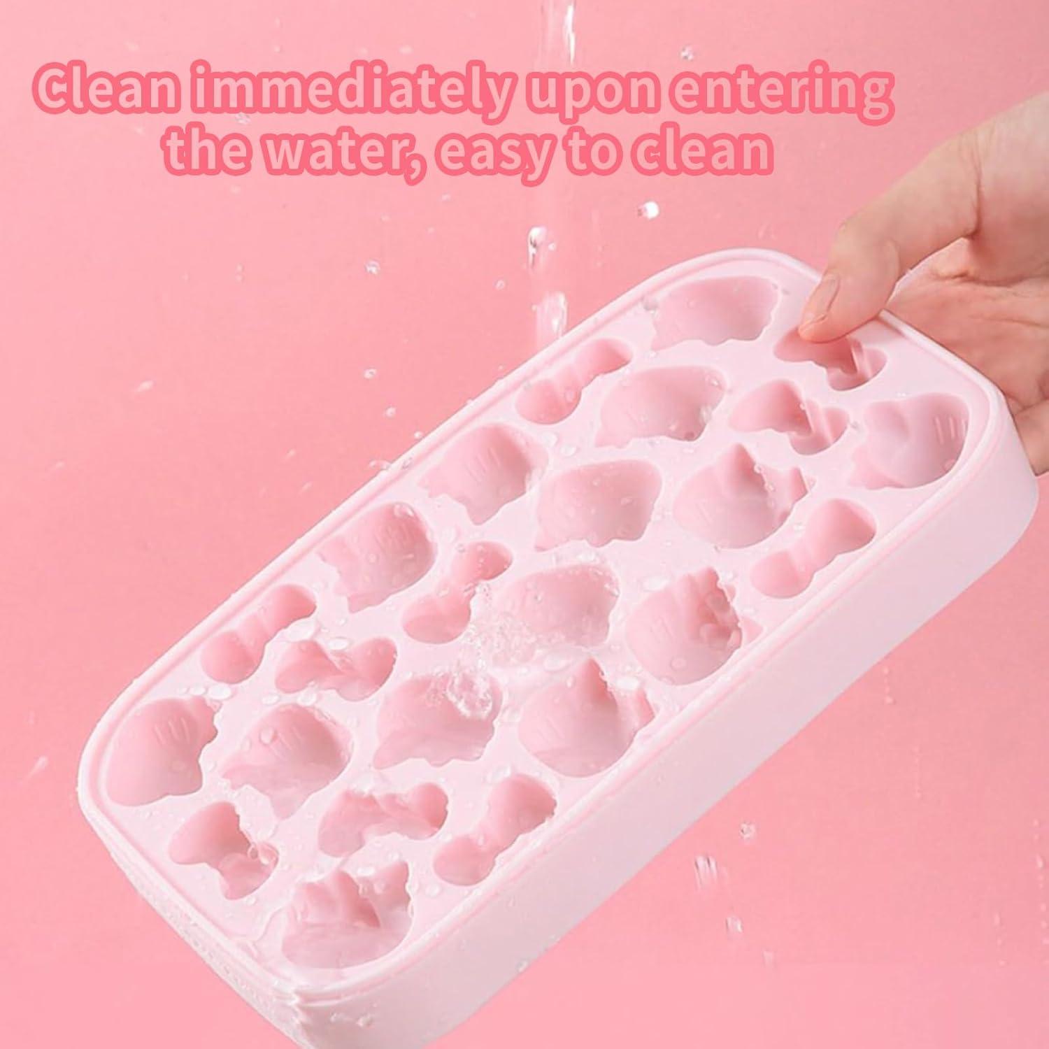 Bandeja de Hielo con Tapa Zmioviq 24 Cubos Silicona