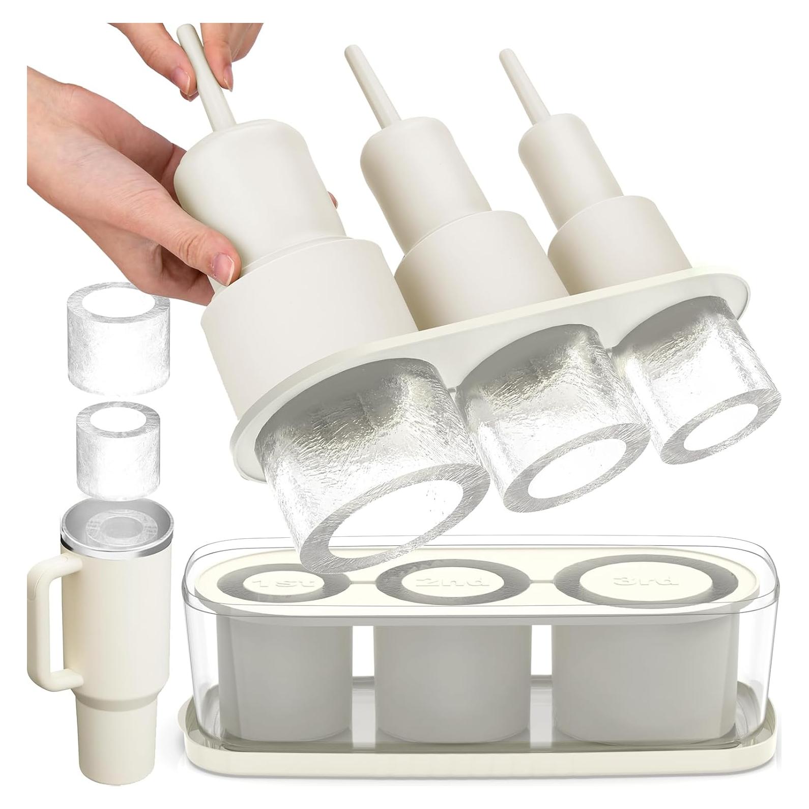 Bandeja de Hielo Cilíndrica Ukulork 40Oz Silicona BPA Free