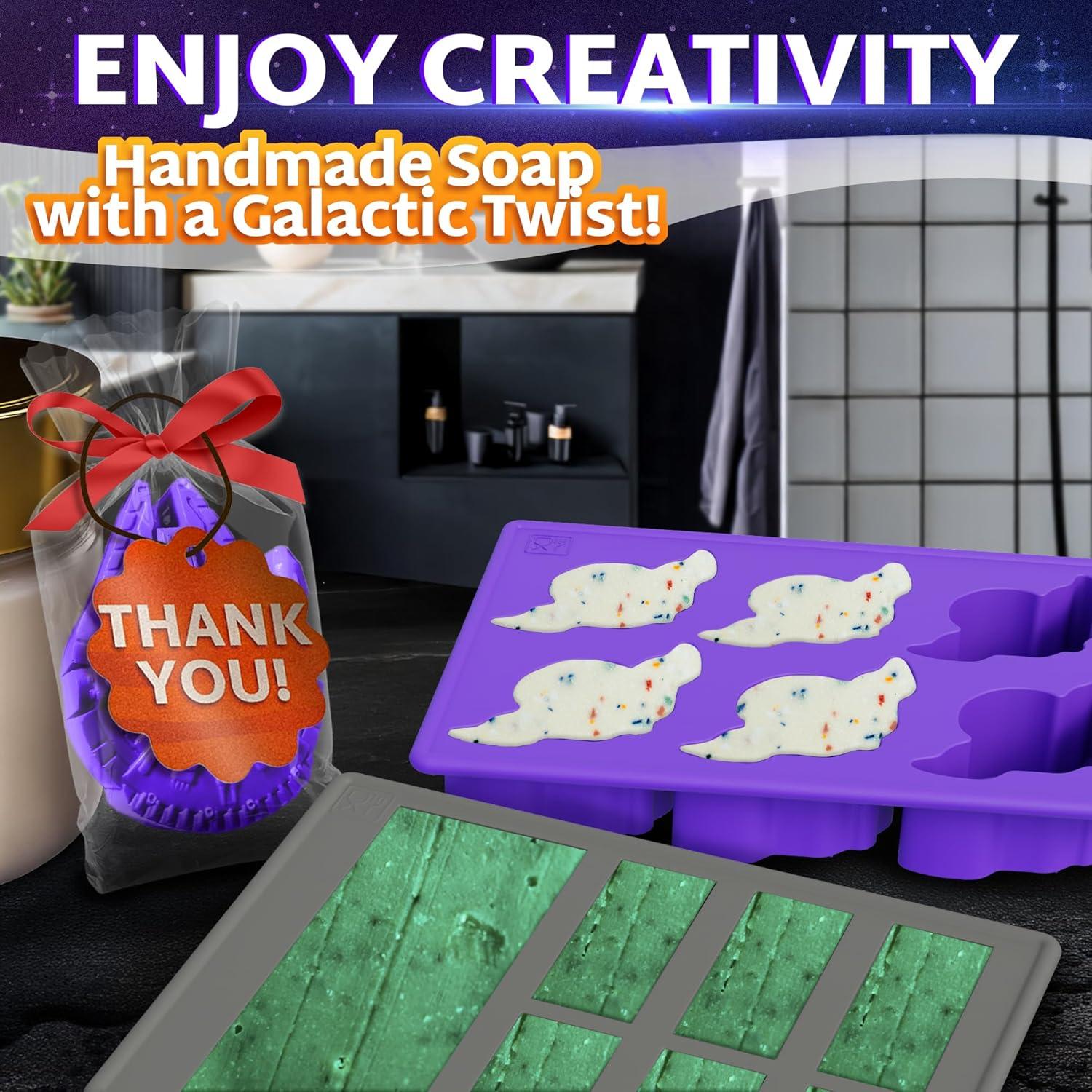 Juego de Moldes de Silicona Cocina Vibrante - 8 Piezas Galaxia