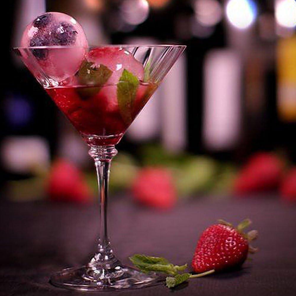 Bandejas de Hielo Flexibles Wiscky - Juego de 2, Silicona, Grande