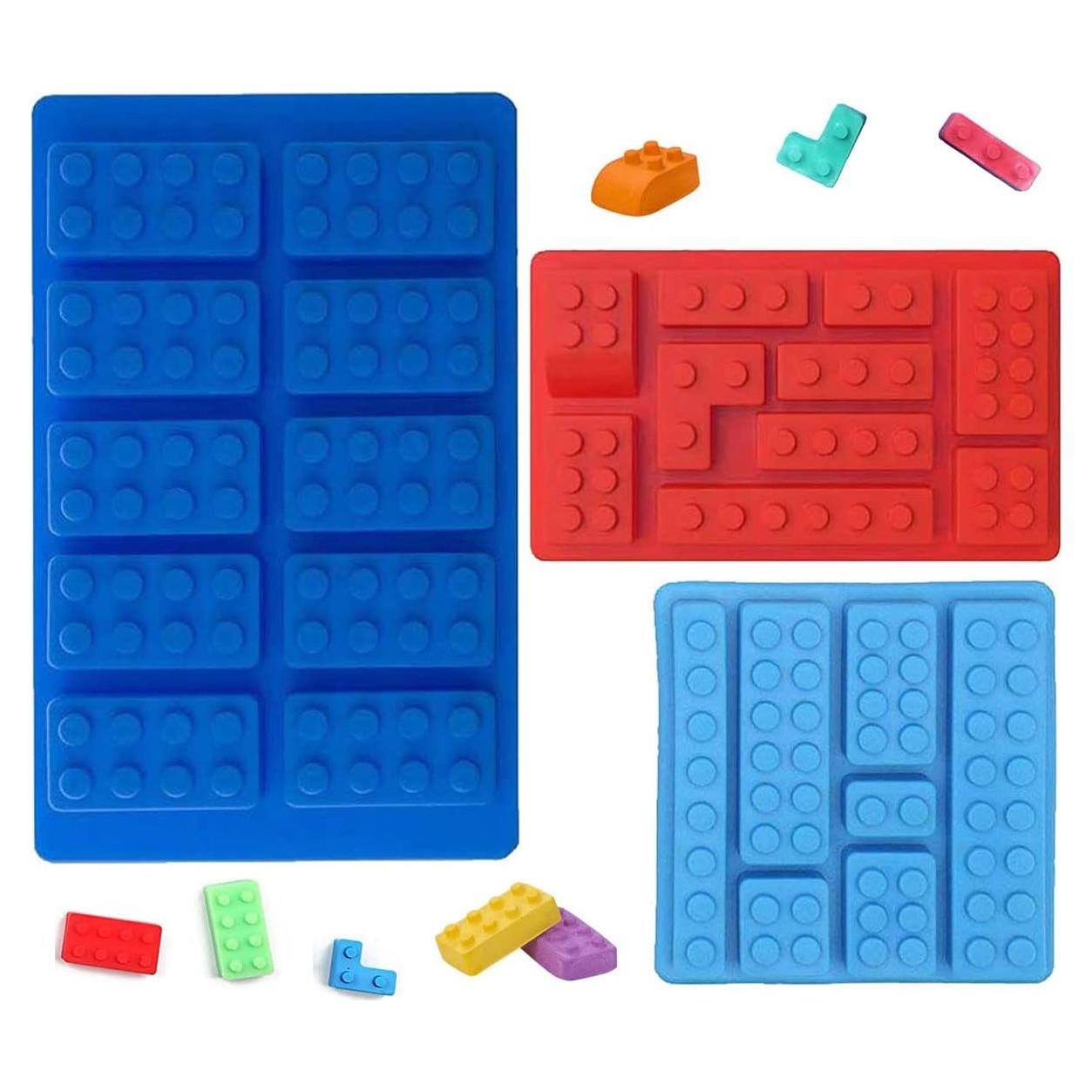 Molde de Silicona Antiadhesivo Lankaido - 3 Piezas para Hielo y Dulces