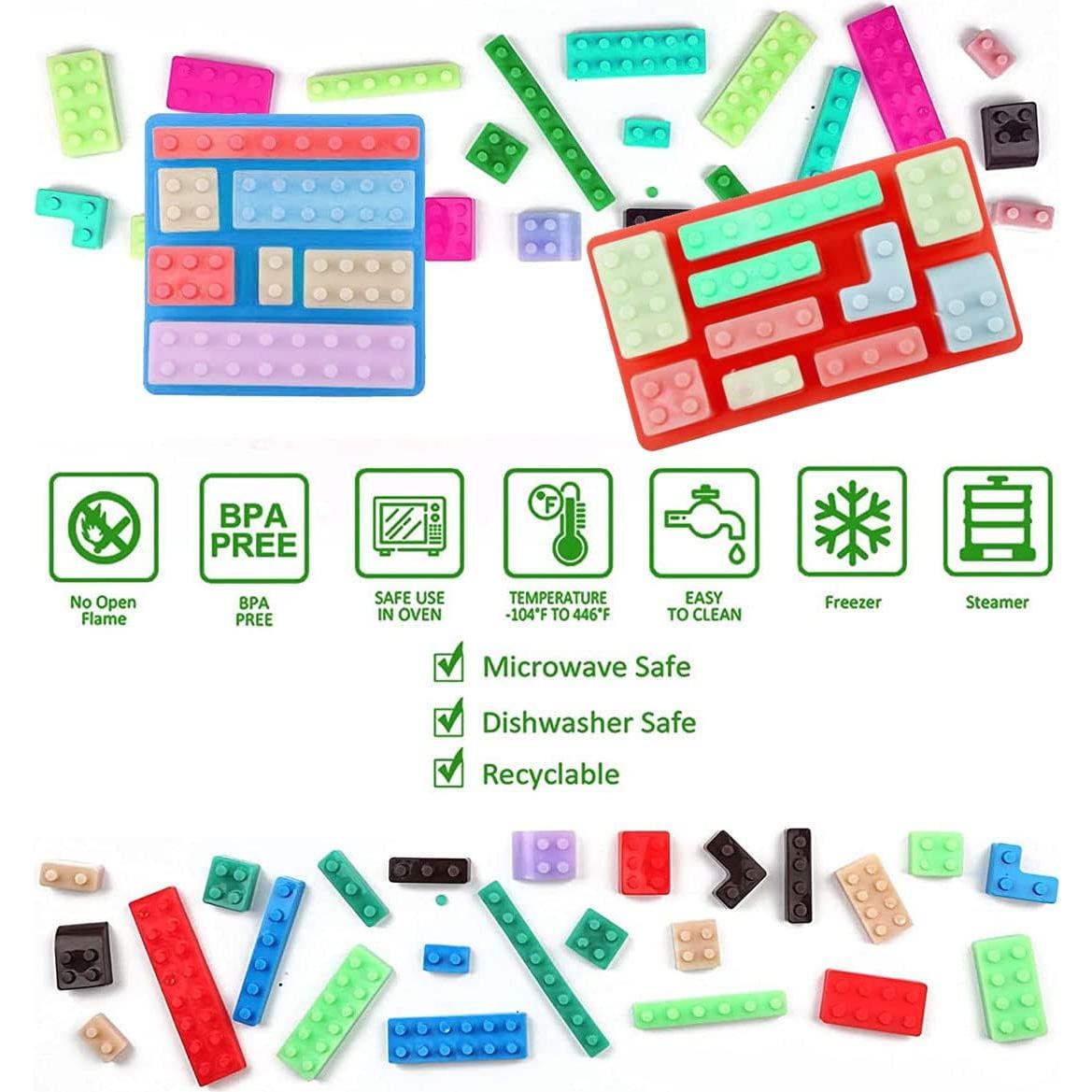 Molde de Silicona Antiadhesivo Lankaido - 3 Piezas para Hielo y Dulces