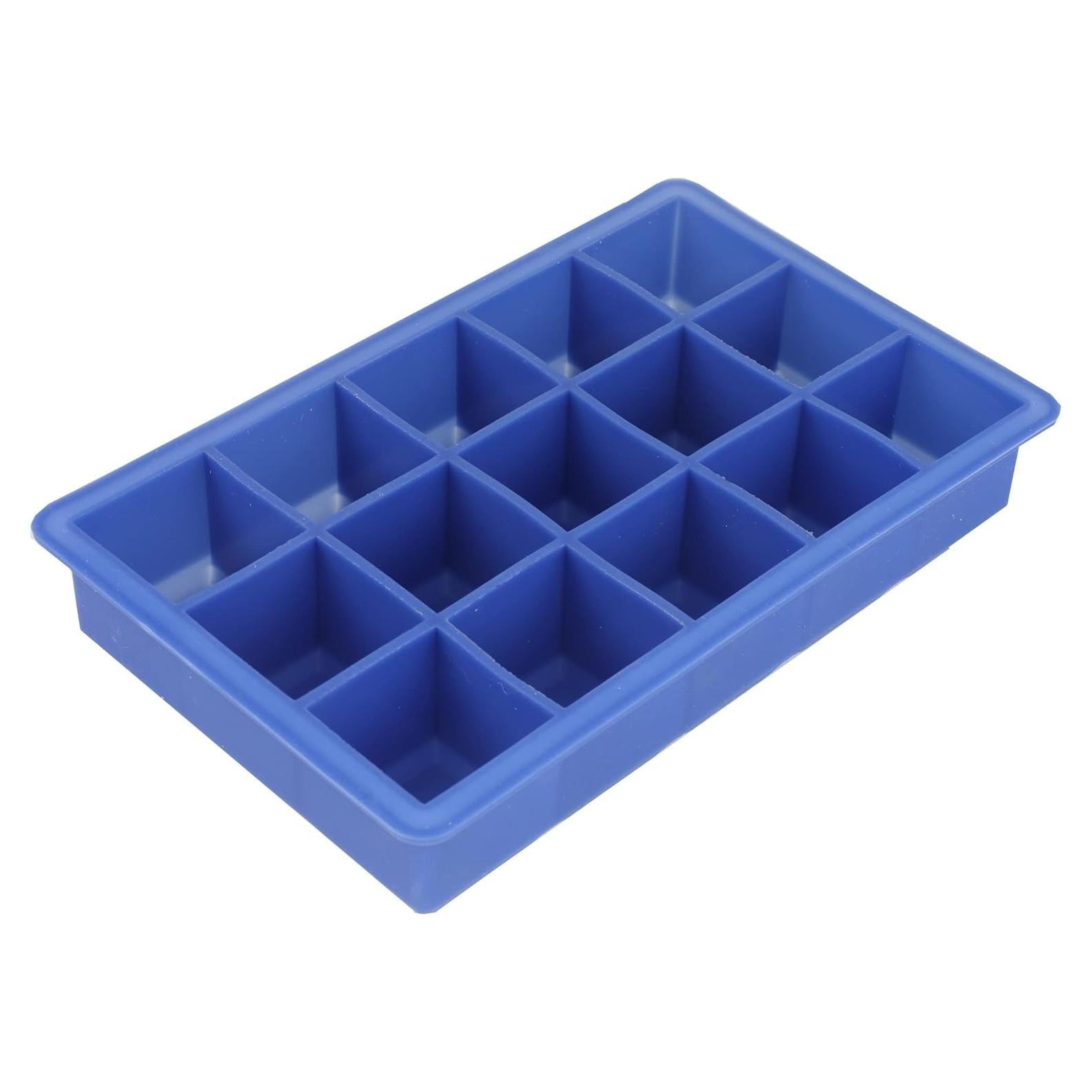 Bandeja de Hielo de Silicona Chef Craft 15 Cubos Azul