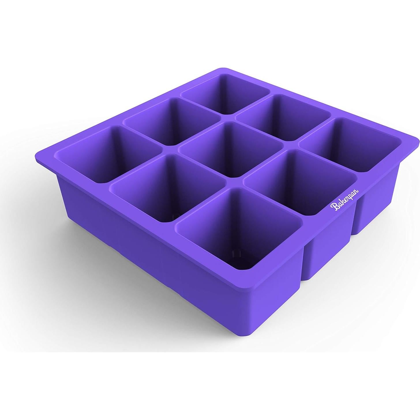 Bandeja de Hielo de Silicona Bakerpan - Set de 2 Cubos 1.5"