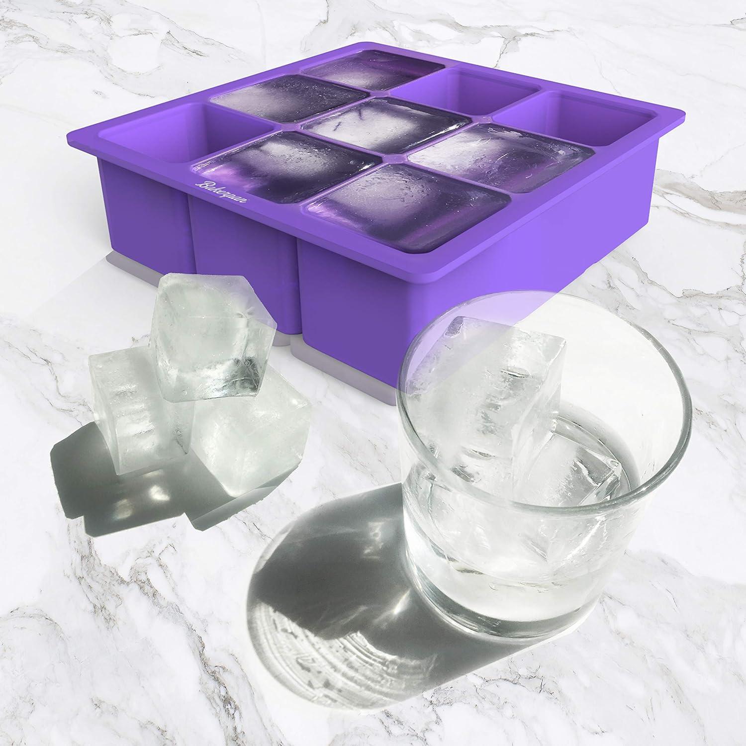 Bandeja de Hielo de Silicona Bakerpan - Set de 2 Cubos 1.5"
