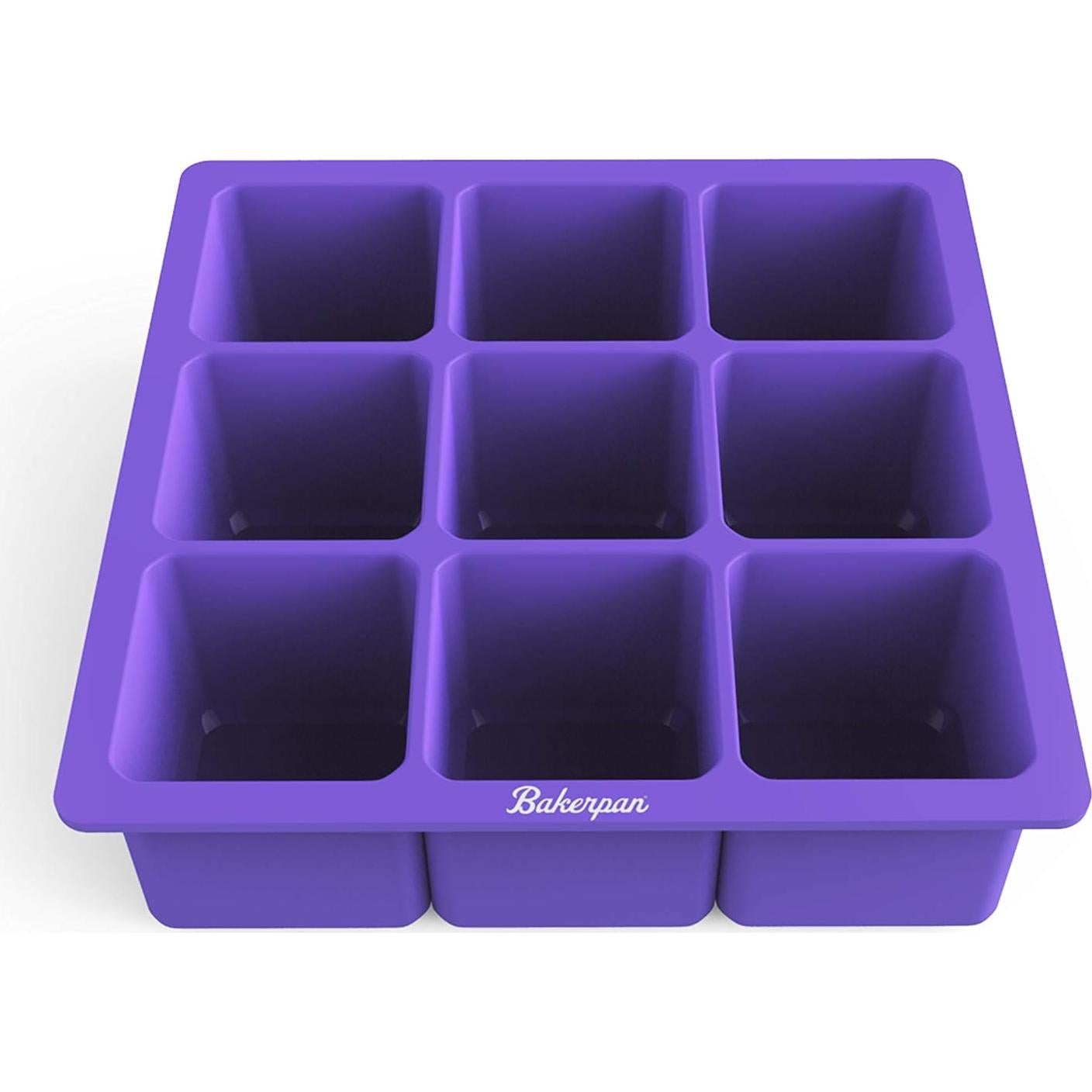 Bandeja de Hielo de Silicona Bakerpan - Set de 2 Cubos 1.5"