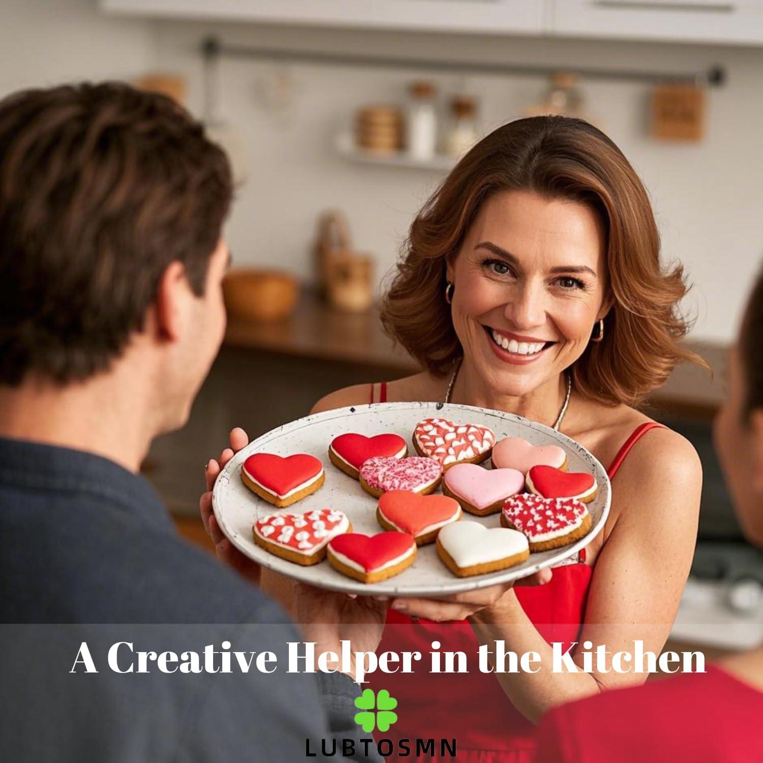 Juego de Cortadores de Galletas Auktosmn - 6 Piezas Acero Inoxidable