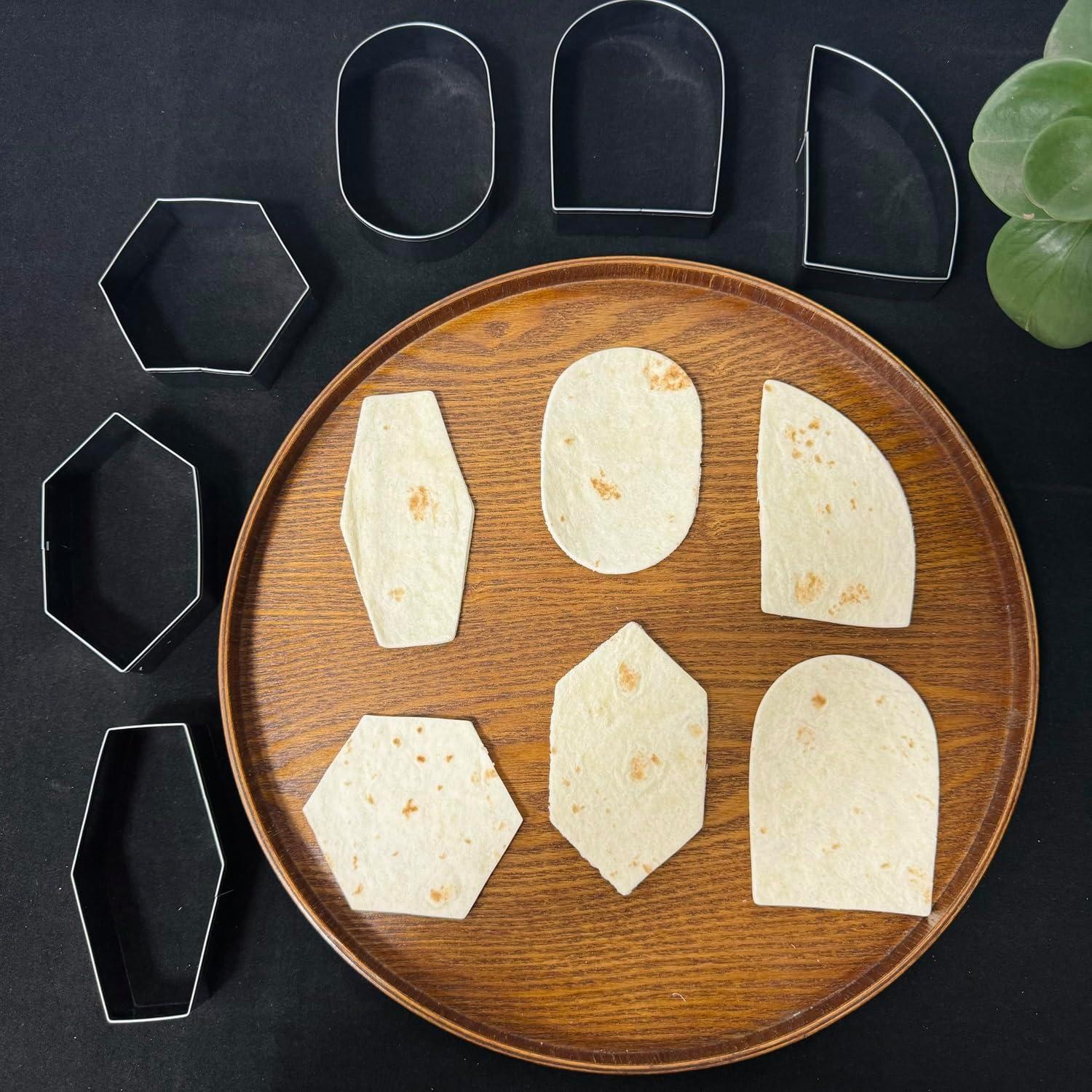 Juego de Cortadores de Galletas Auktosmn - 6 Piezas Acero Inoxidable