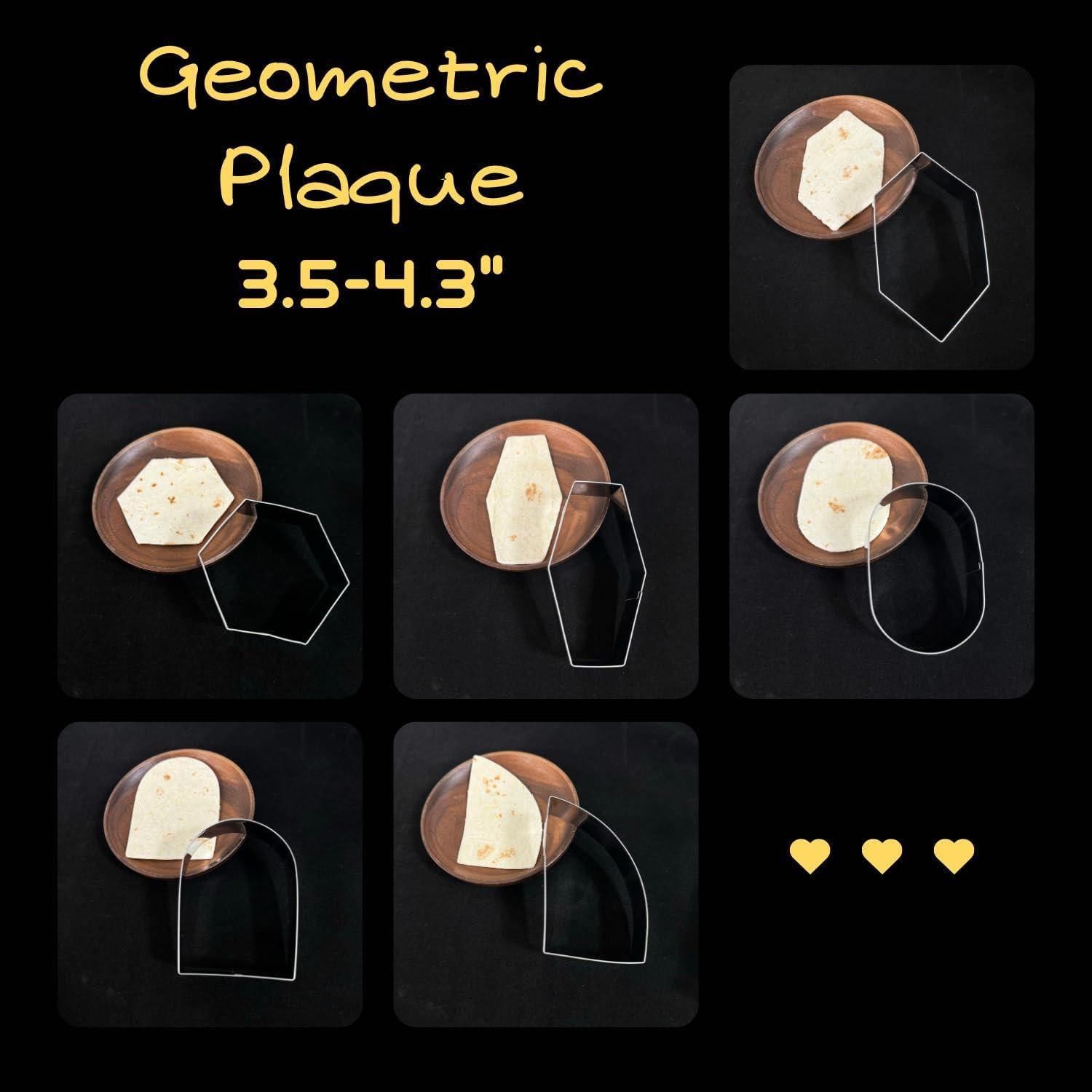 Juego de Cortadores de Galletas Auktosmn - 6 Piezas Acero Inoxidable