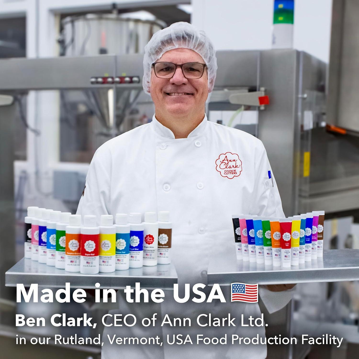 Colorante Alimentario en Gel Ann Clark 12 Colores 19.84 ml