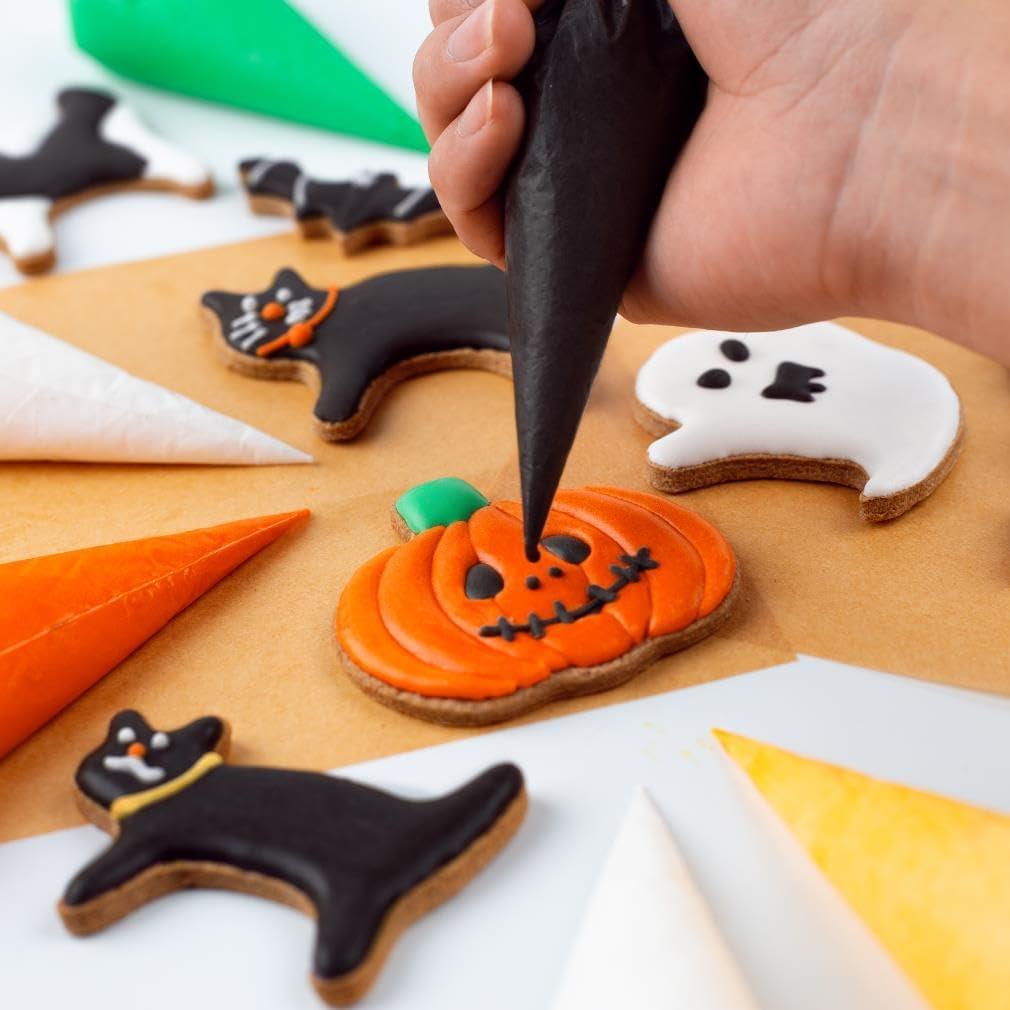 Juego de Cortadores de Galletas Halloween BYkooc - 12 Piezas Acero Inoxidable