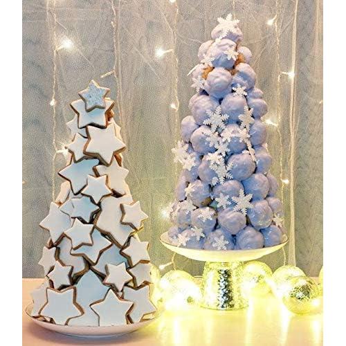 Juego de Cortadores de Galletas Estrella Antallcky 5 Pcs Acero Inoxidable