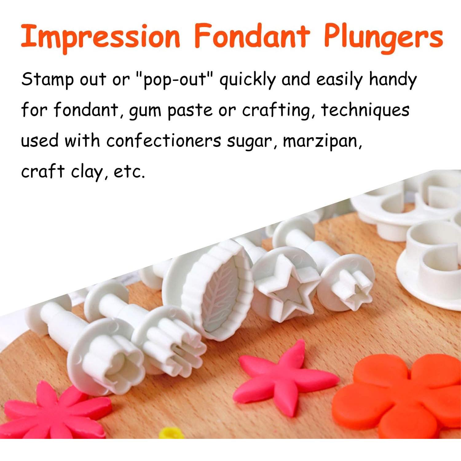 Set de Decoración de Pasteles 36 Piezas M MOACC Fondant