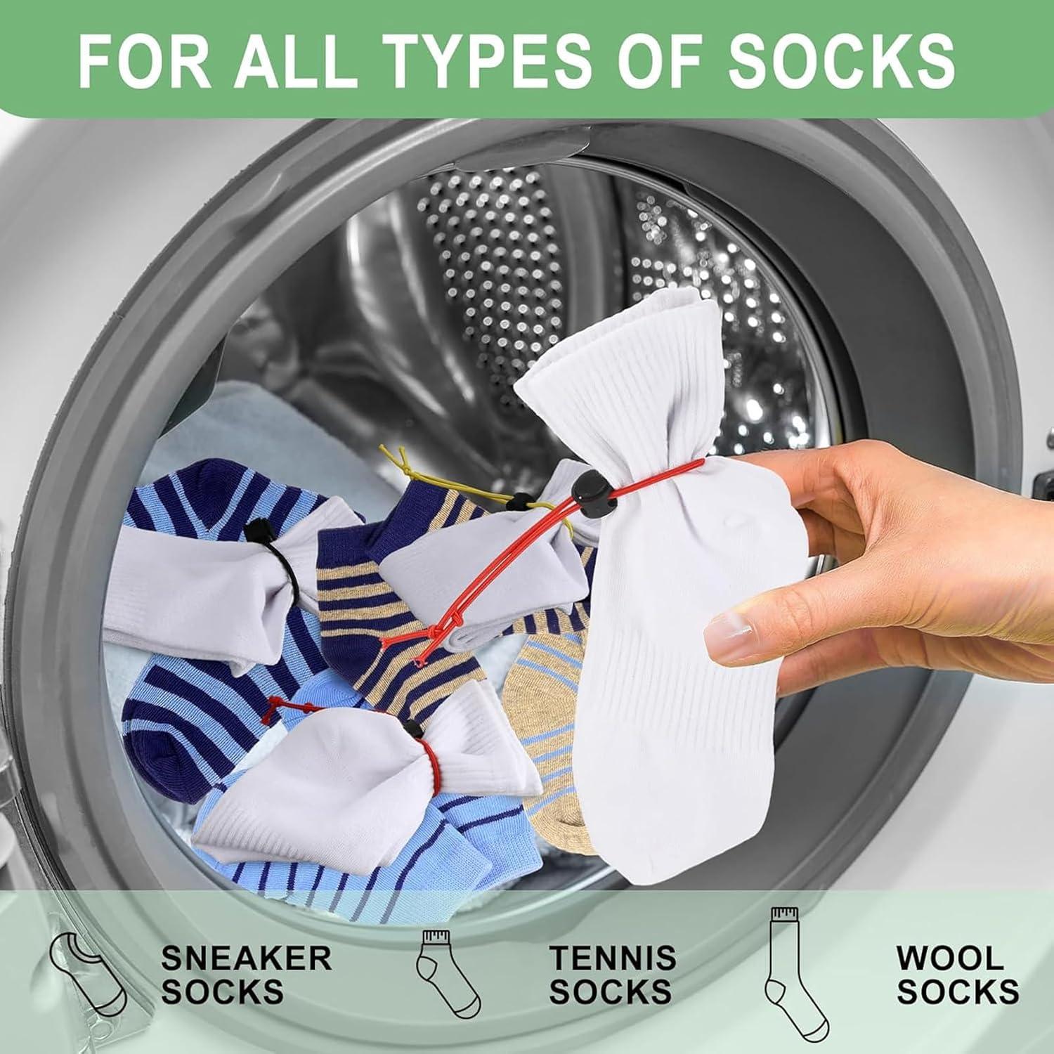 30 Clips para Calcetines Awsxuoor - Organizador de Lavandería