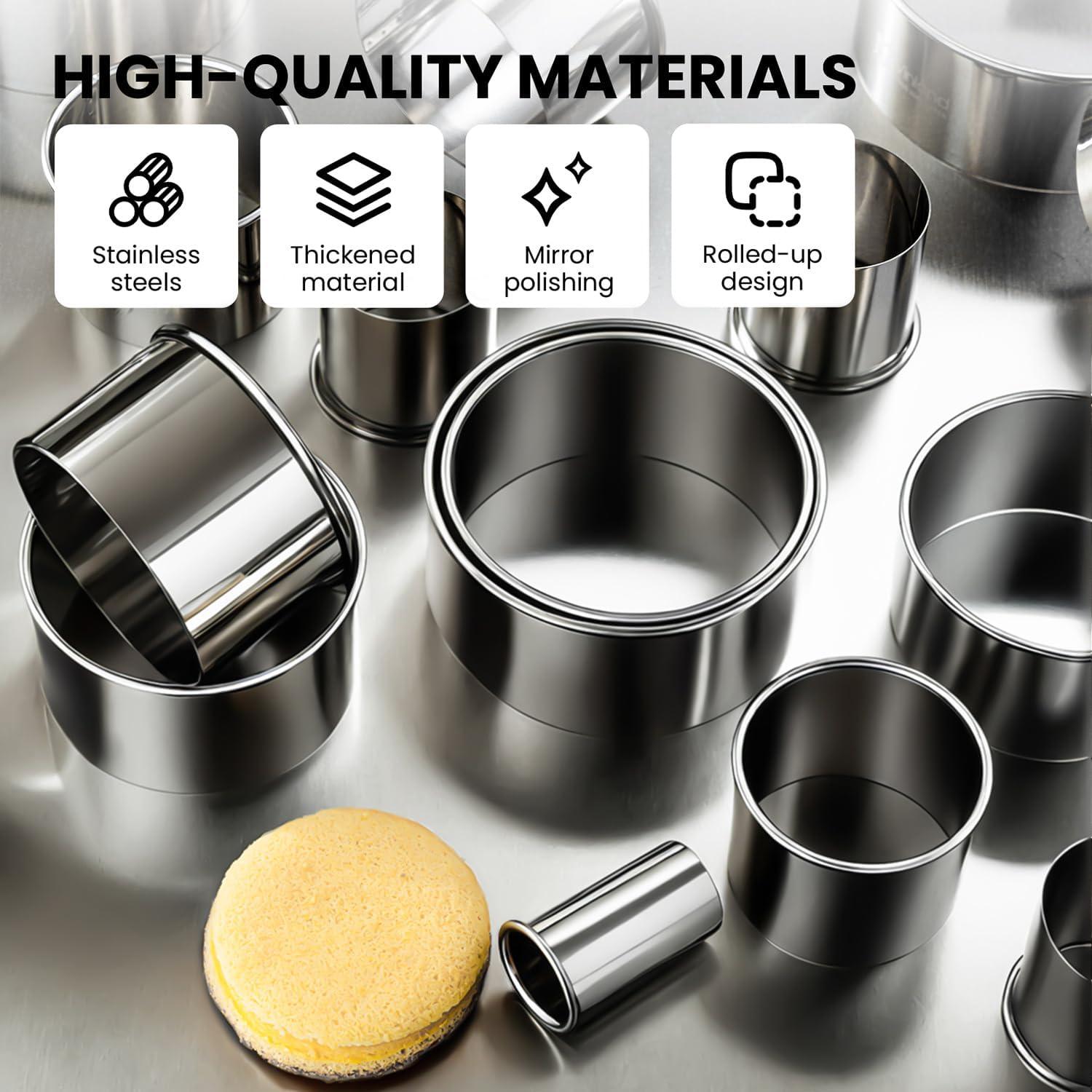 Juego de Cortadores de Galletas Vinland 12 Piezas Acero Inoxidable