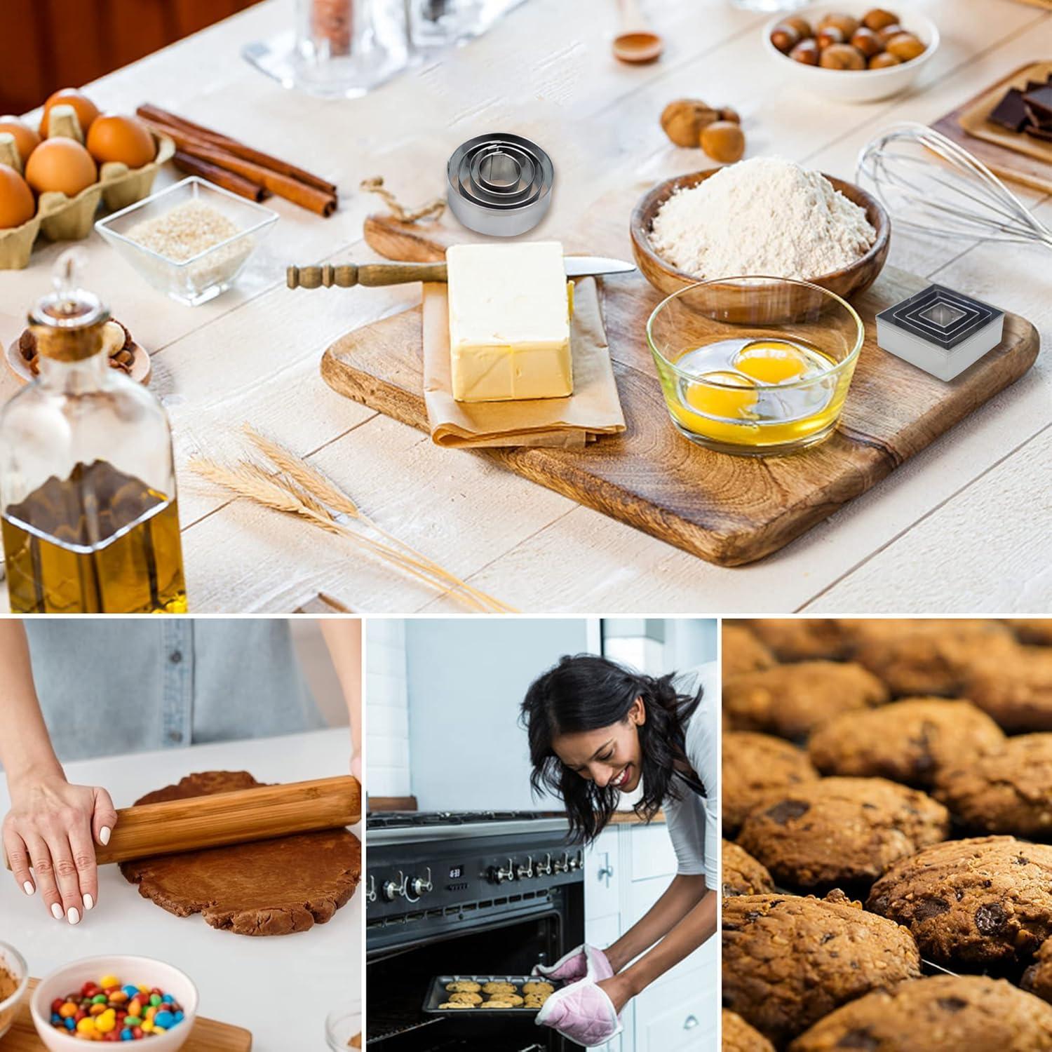 Juego de Cortadores de Galletas Geométricos 20 Pcs 2WDECOR