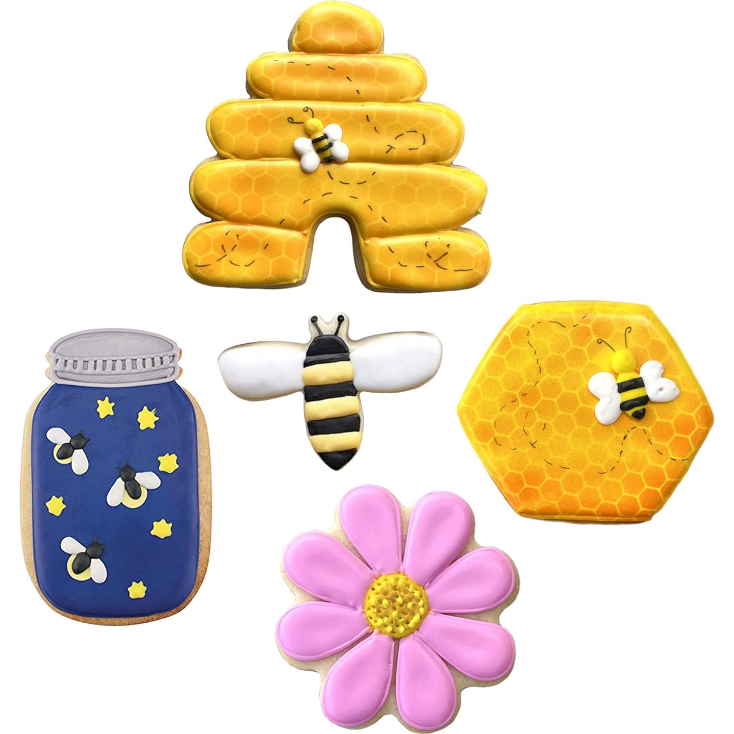 Juego de Cortadores de Galletas Ann Clark 5 Piezas Temática Abeja