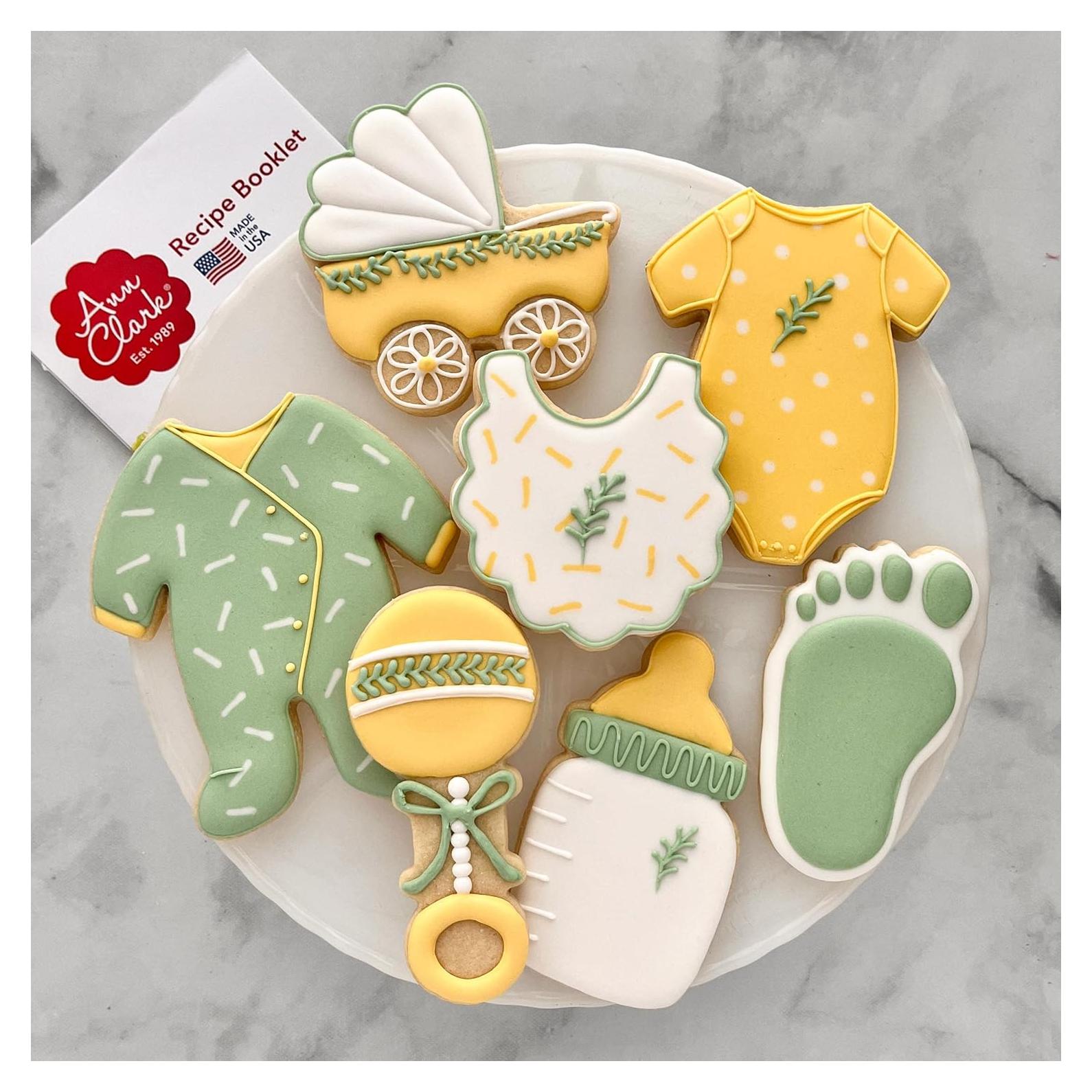 Set de Cortadores de Galletas Ann Clark 7 Piezas Baby Shower