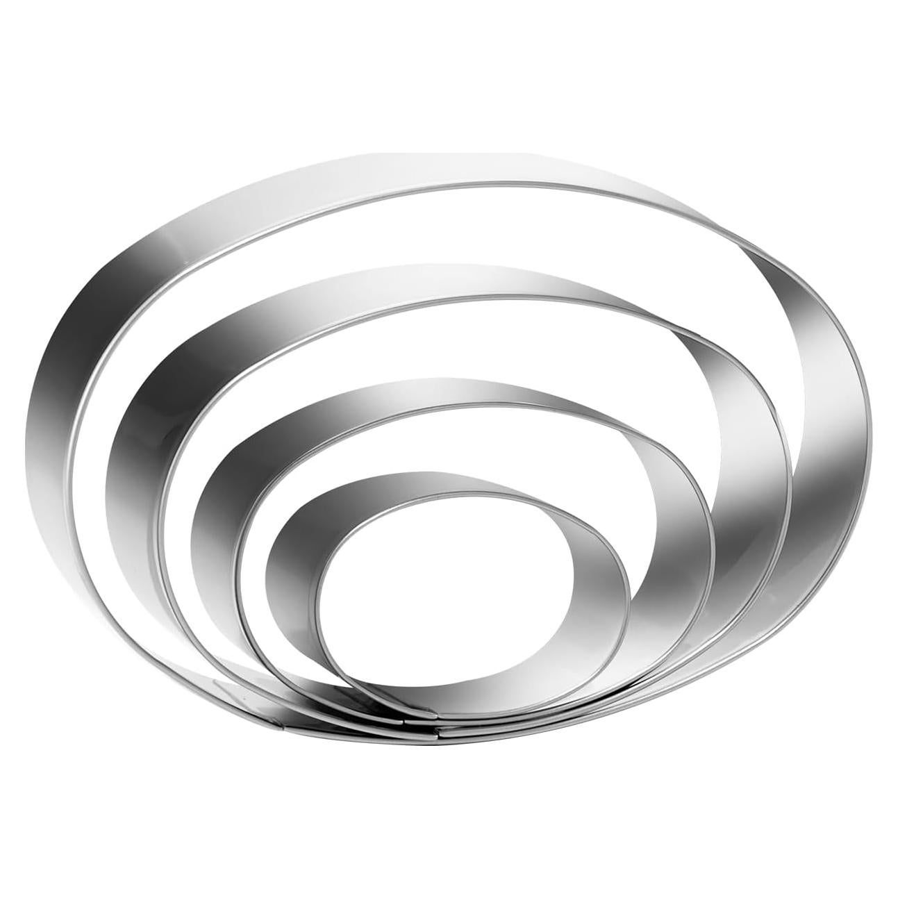 Conjunto de Cortadores de Galletas Ovalados ANCKNE - 4 Tamaños