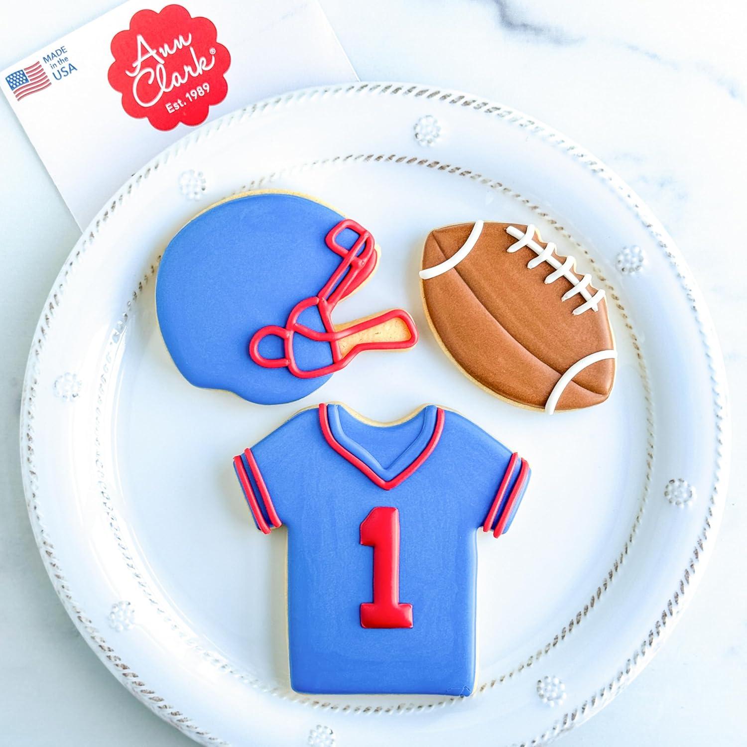 Cortadores de Galletas de Fútbol Ann Clark Set 3 Piezas