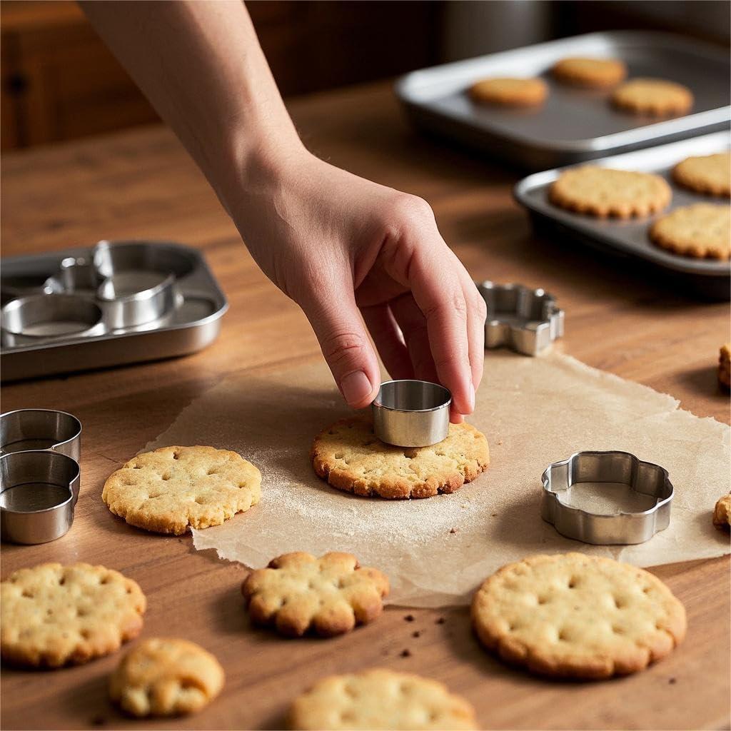 Juego de Cortadores de Galletas de Acero Inoxidable 12 Pzas