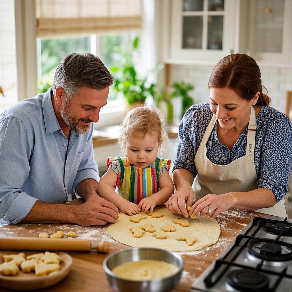 Juego de Cortadores de Galletas de Acero Inoxidable 12 Pzas